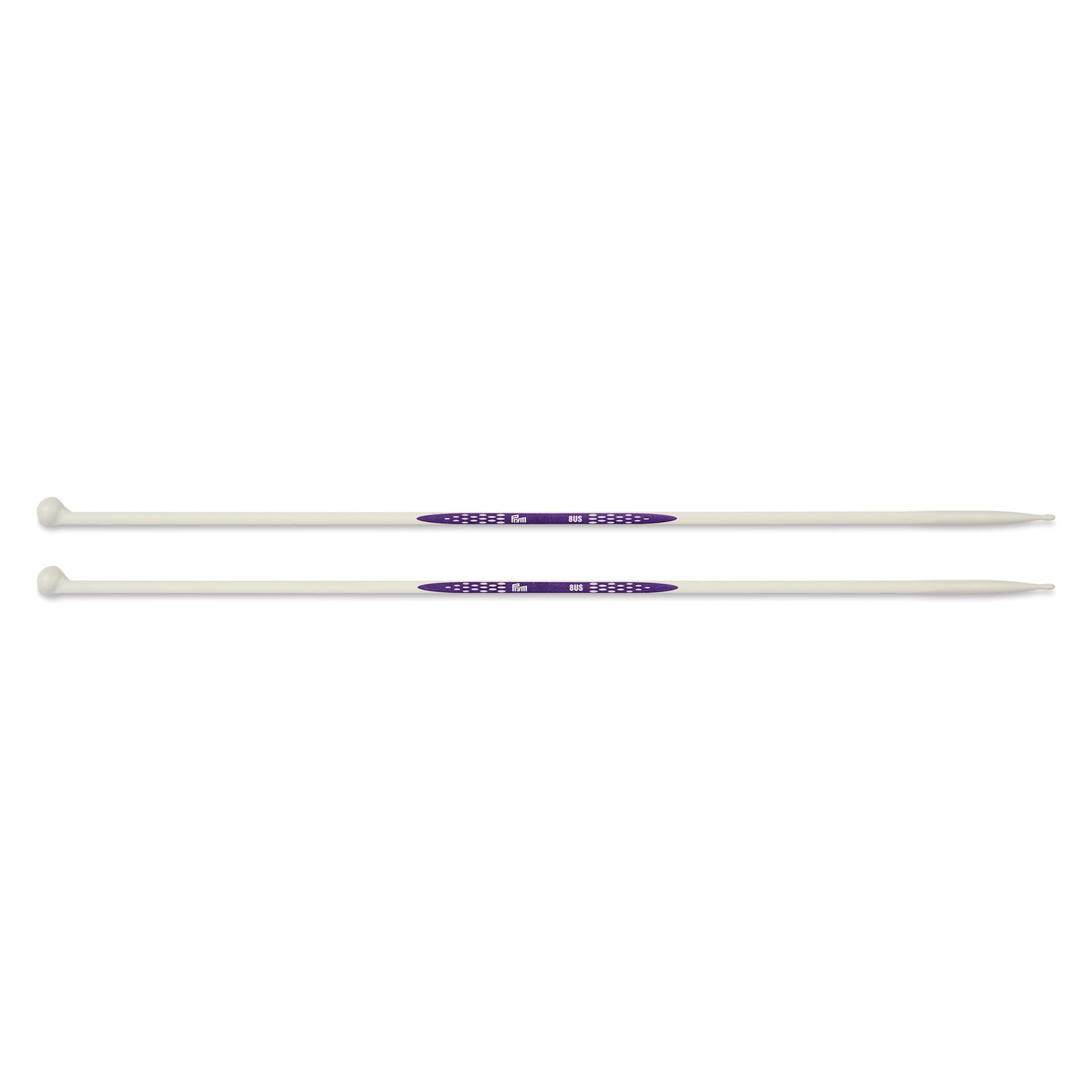 Prym Ergonomics Single Point Knitting Needles - Size 8, 14"