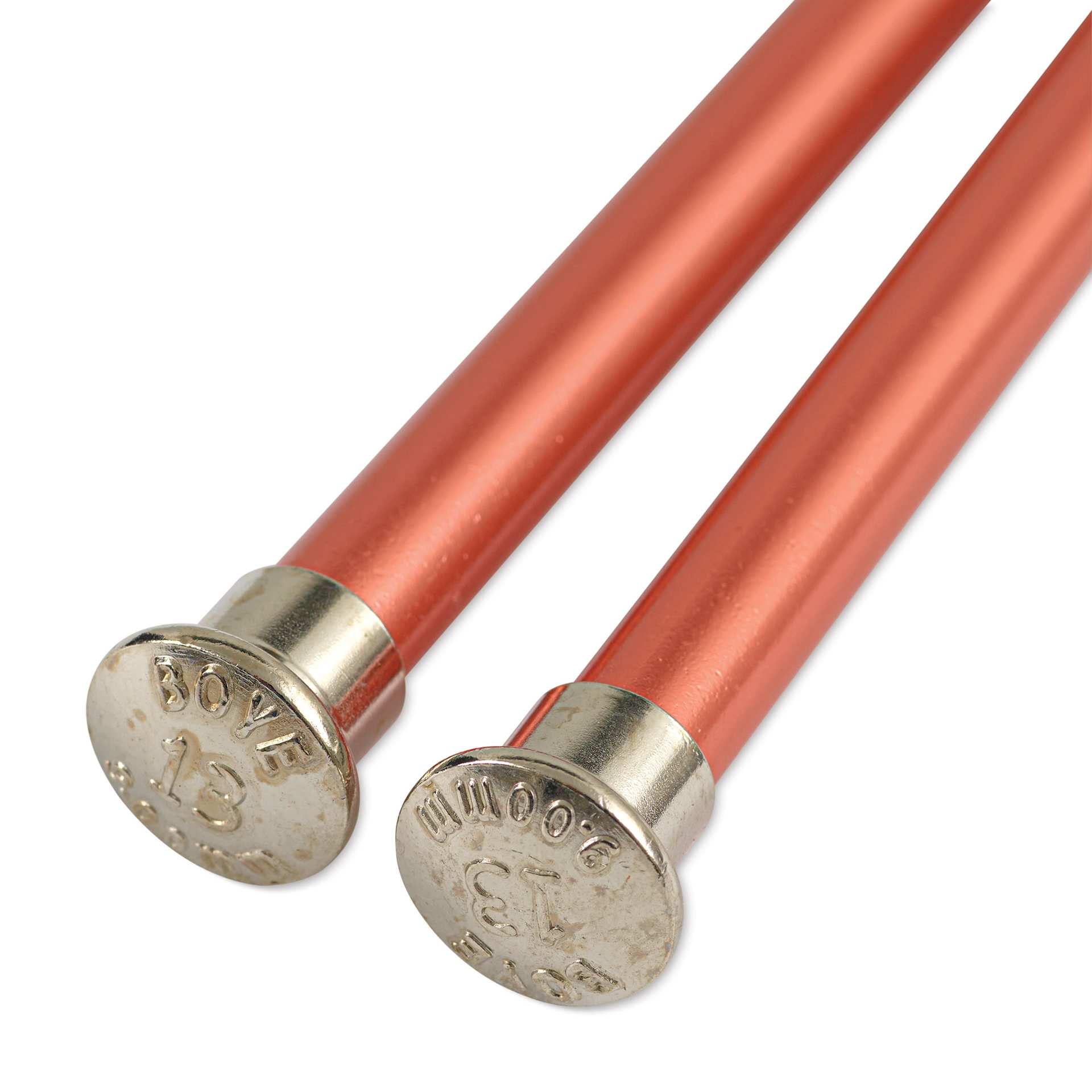 Boye Aluminum Knitting Needles - US 13, 10", close-up