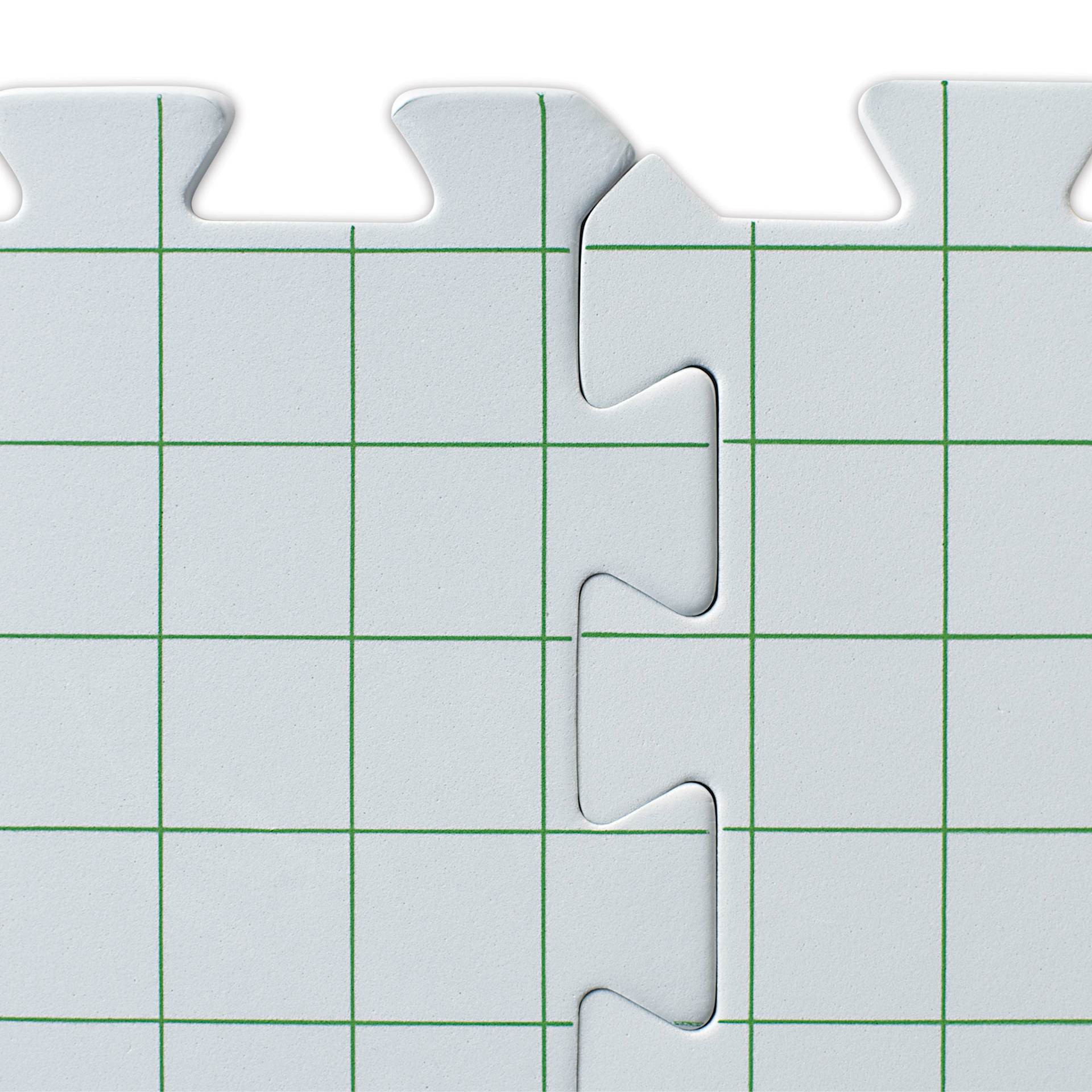 Boye Interlocking Blocking Boards - Grid - close-up of two interlocked boards