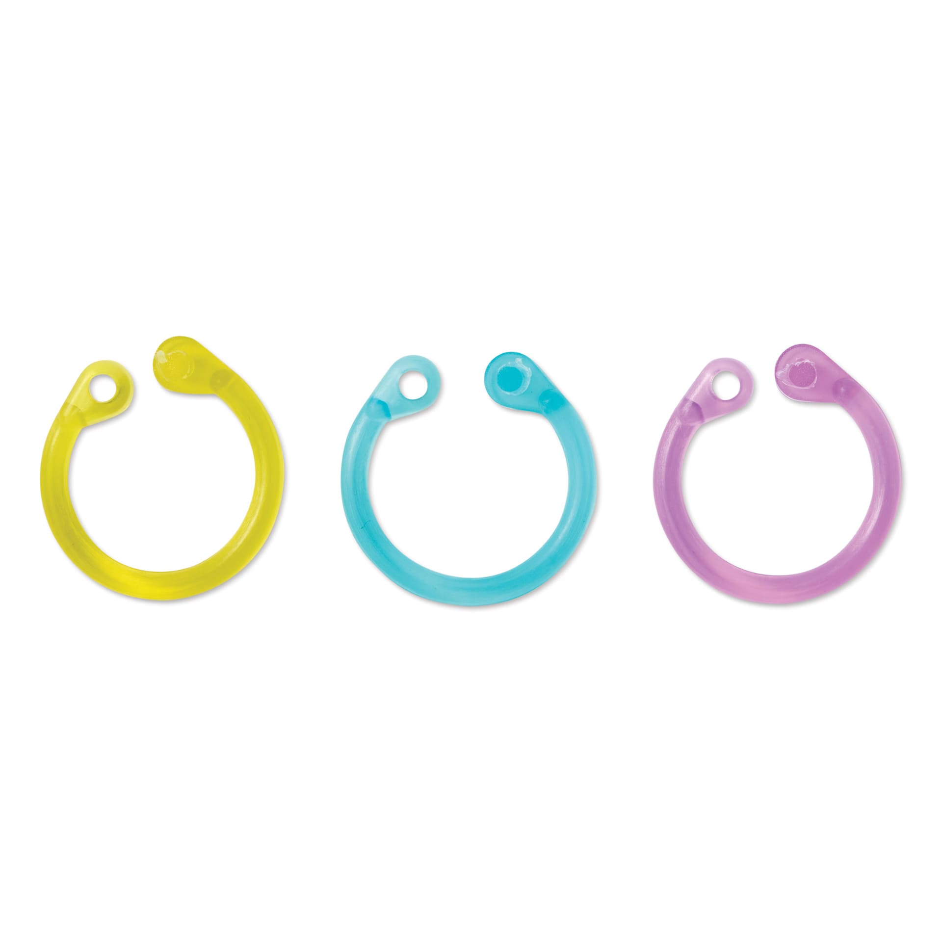 Boye Locking Stitch Markers - one of each color