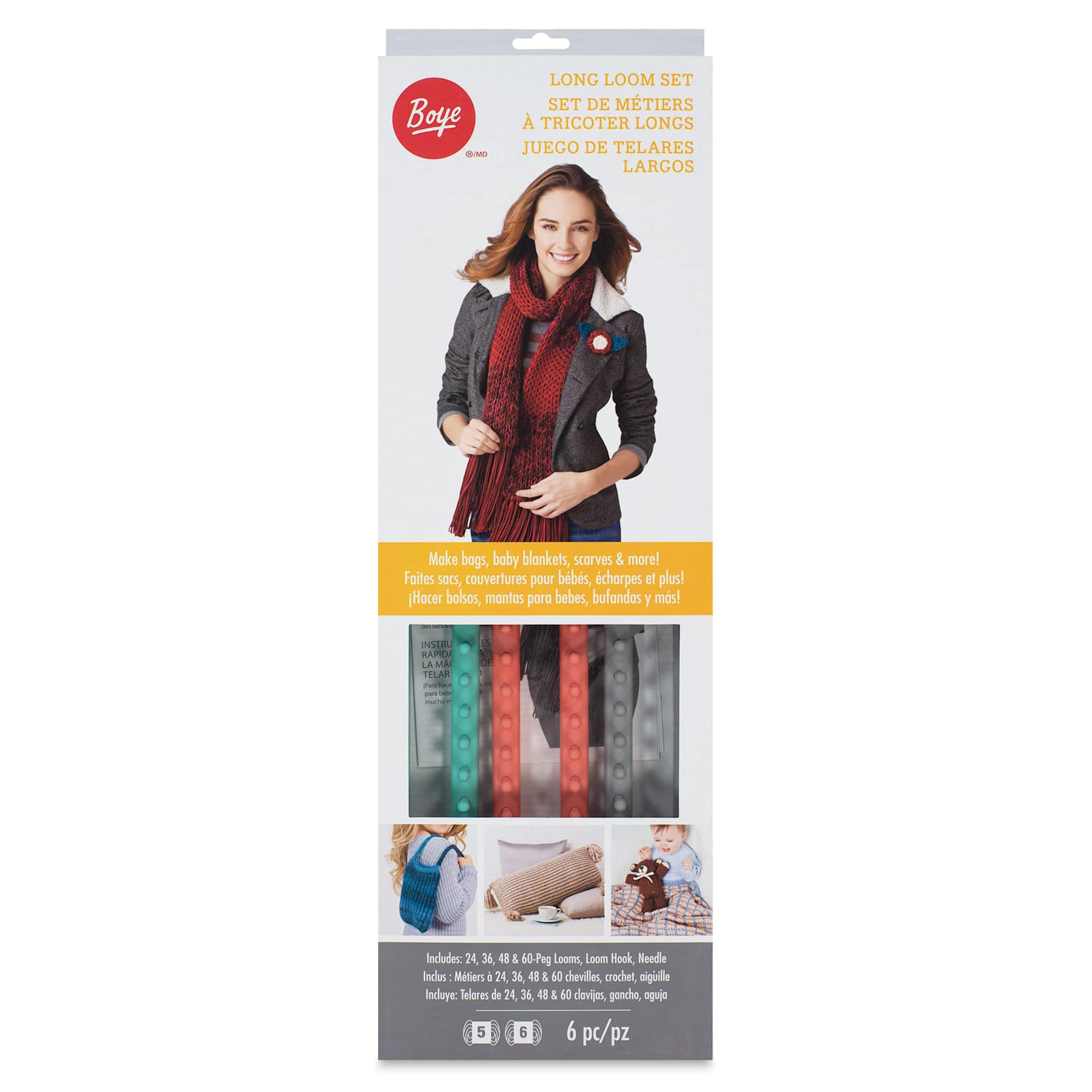 Boye Looms - Long, Set of 4 - front of packaging
