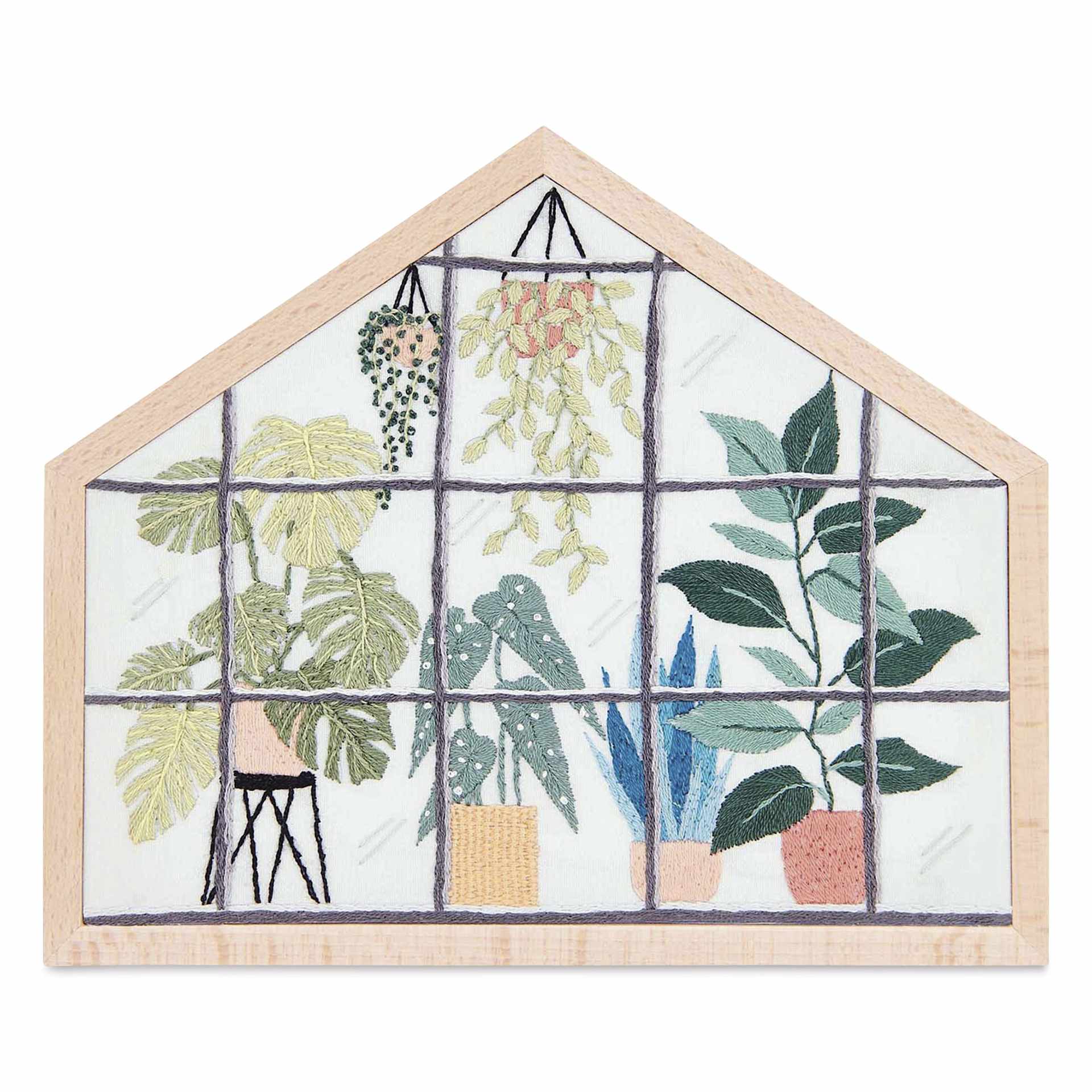Rico Design Embroidery House Kit - Urban Jungle