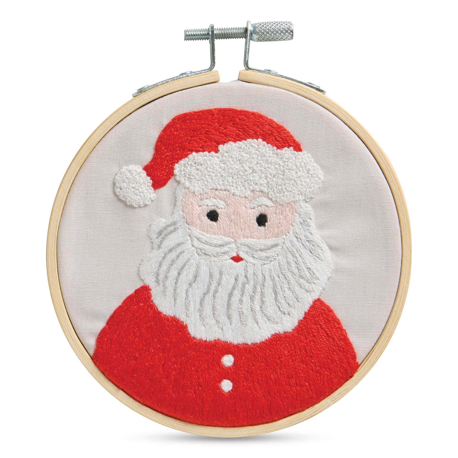 Rico Design Embroidery Kits - Santa Portrait