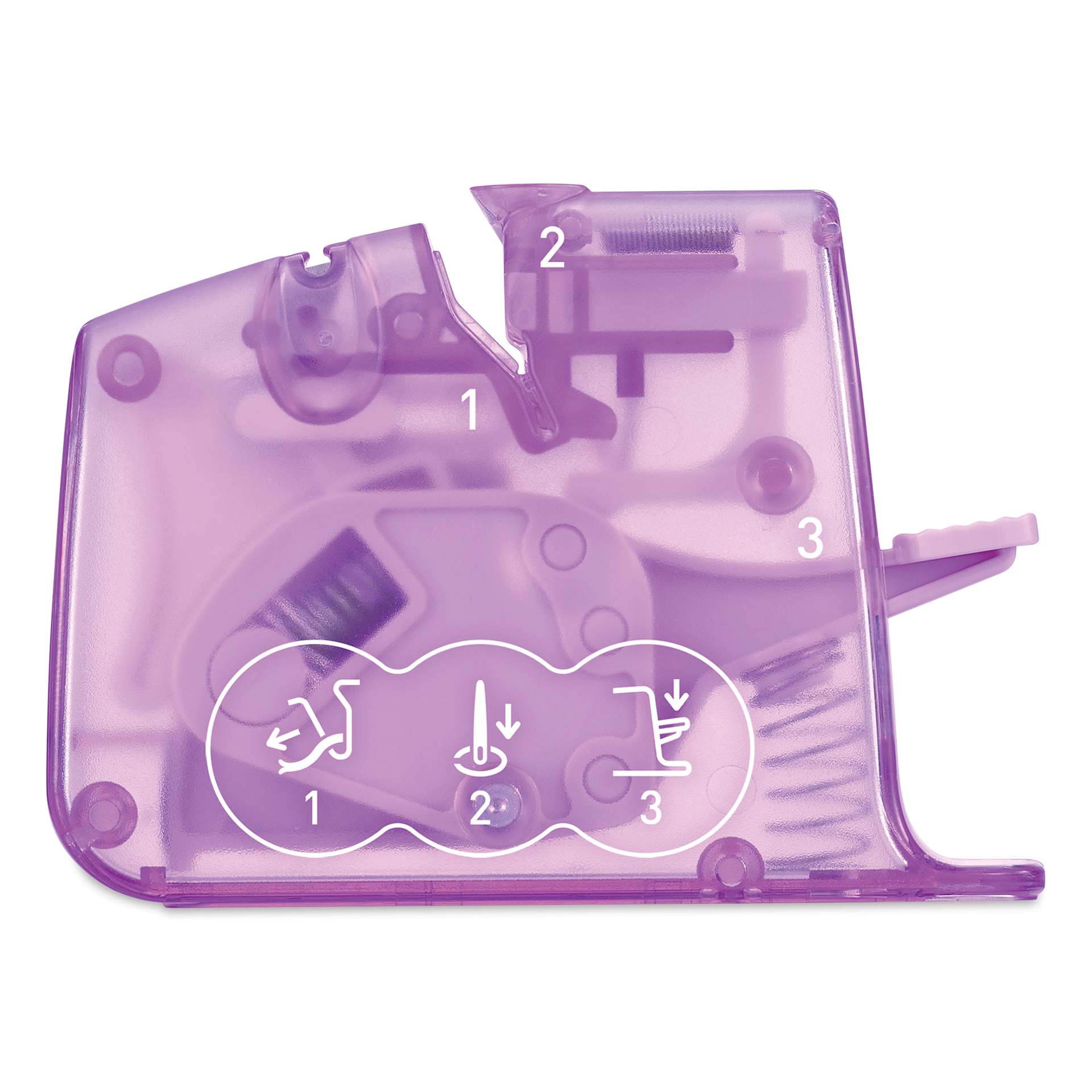 Clover Quick Desktop Needle Threader - Dark Pink