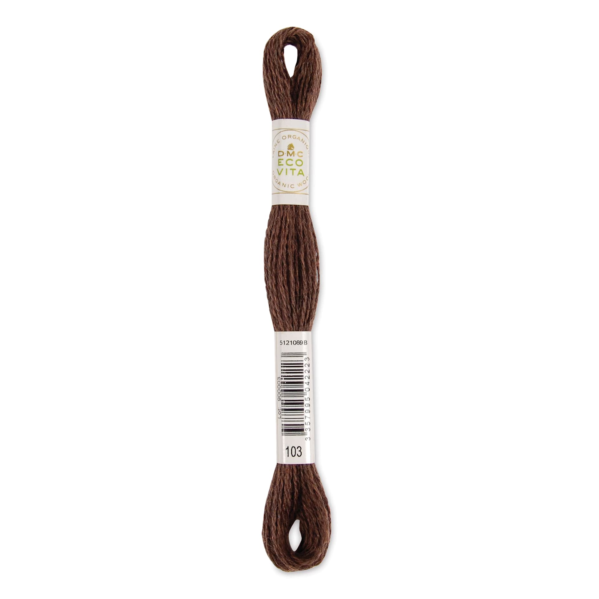 DMC Eco Vita Organic Wool Thread - Henna from the Land, 17-1/2 yds