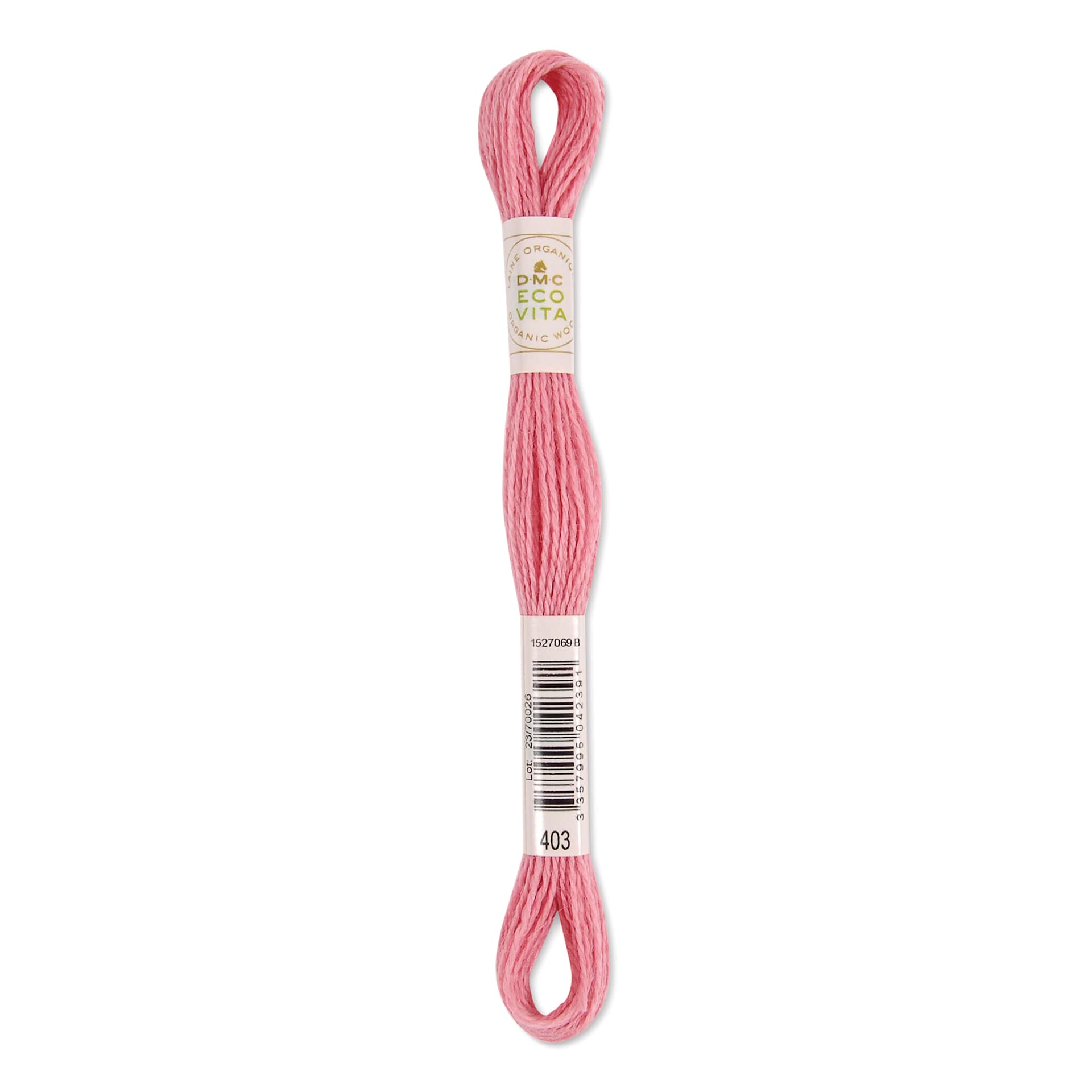 DMC Eco Vita Organic Wool Thread - Lotus Cochineal, 17-1/2 yds