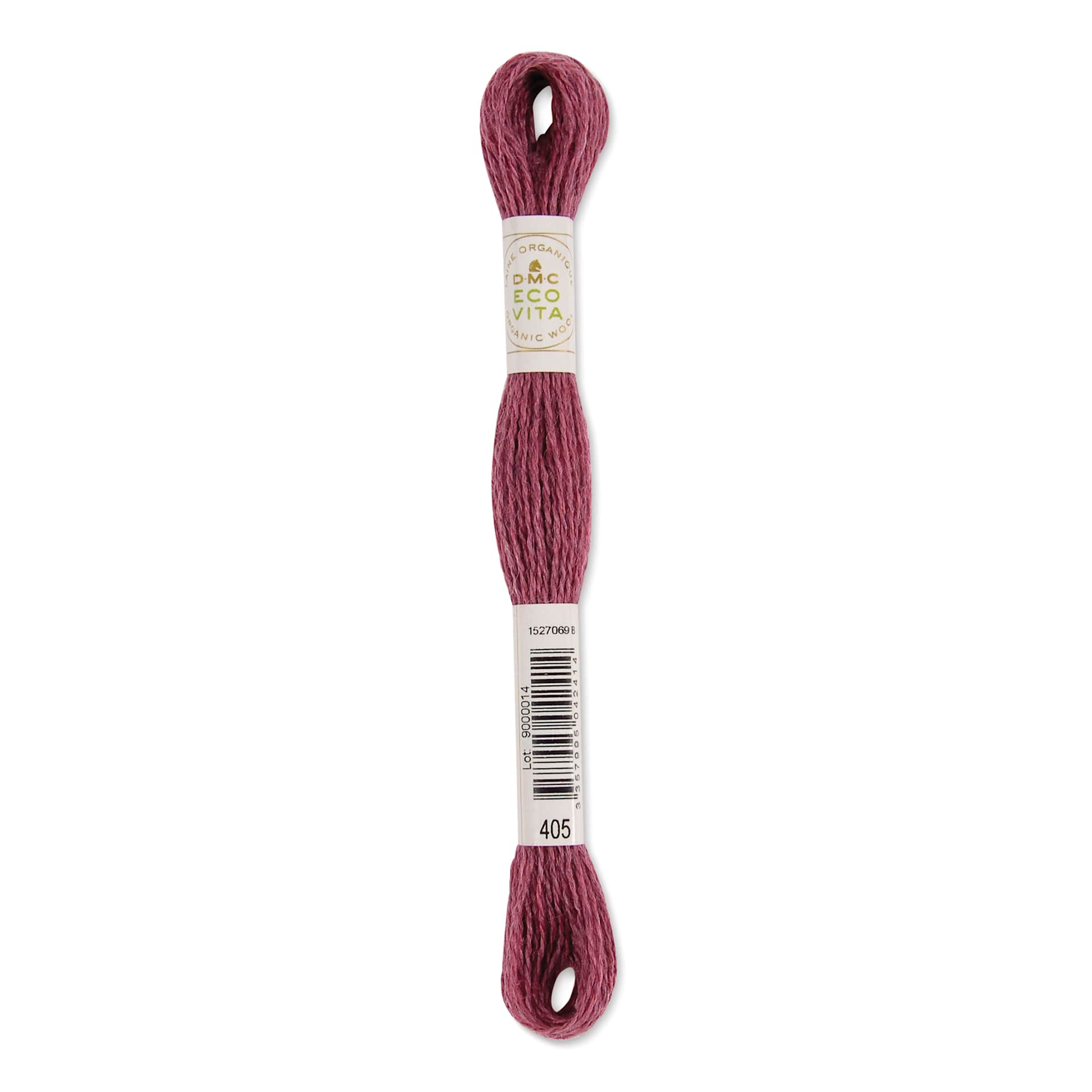 DMC Eco Vita Organic Wool Thread - Hydrangea Cochineal, 17-1/2 yds