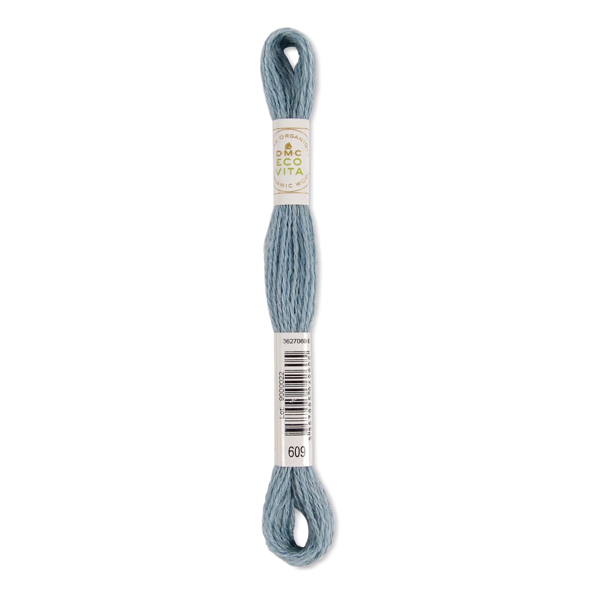 DMC Eco Vita Organic Wool Thread - Arctic Indigo, 17-1/2 yds
