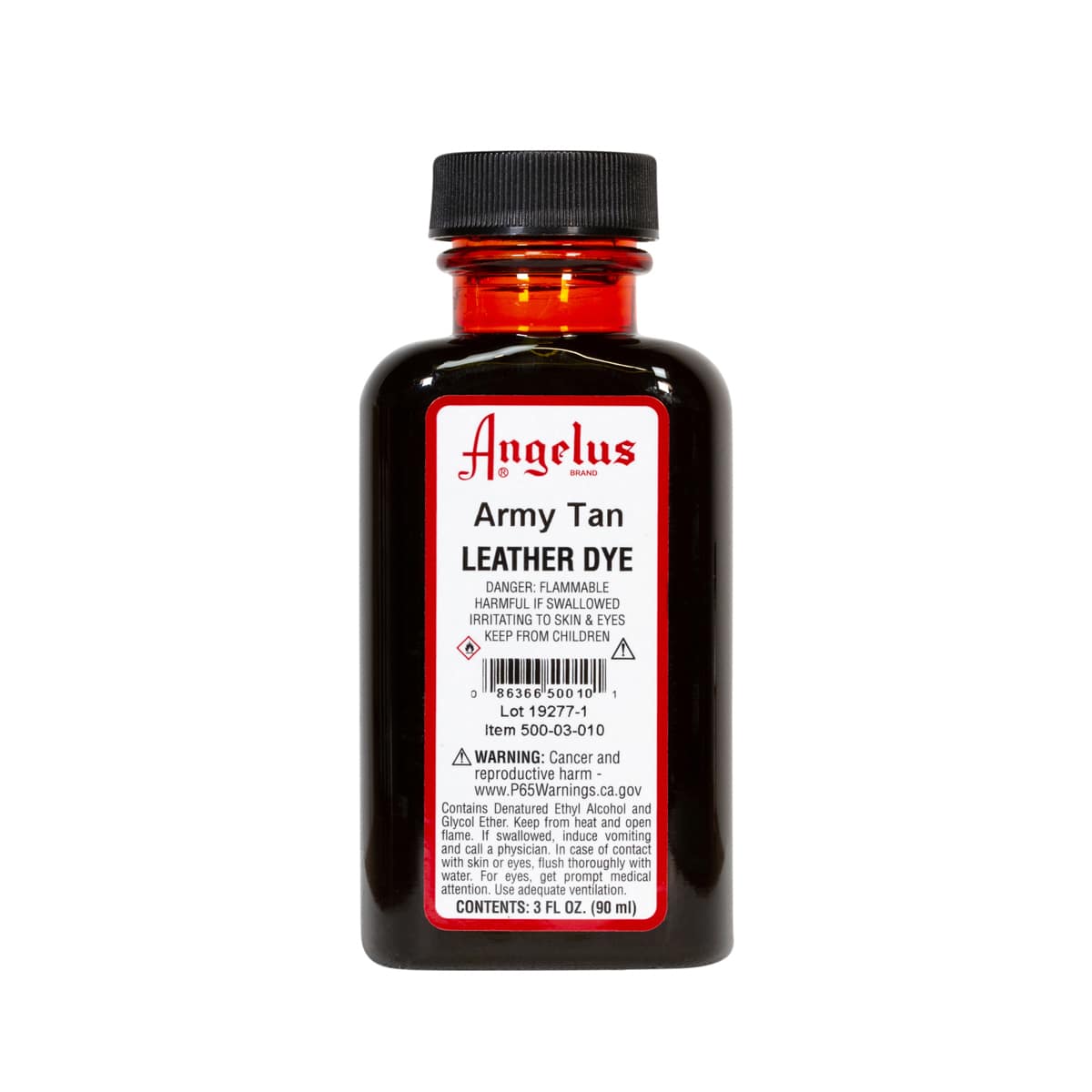 Angelus Leather Dyes Army Tan - 3 oz. Dauber Bottle