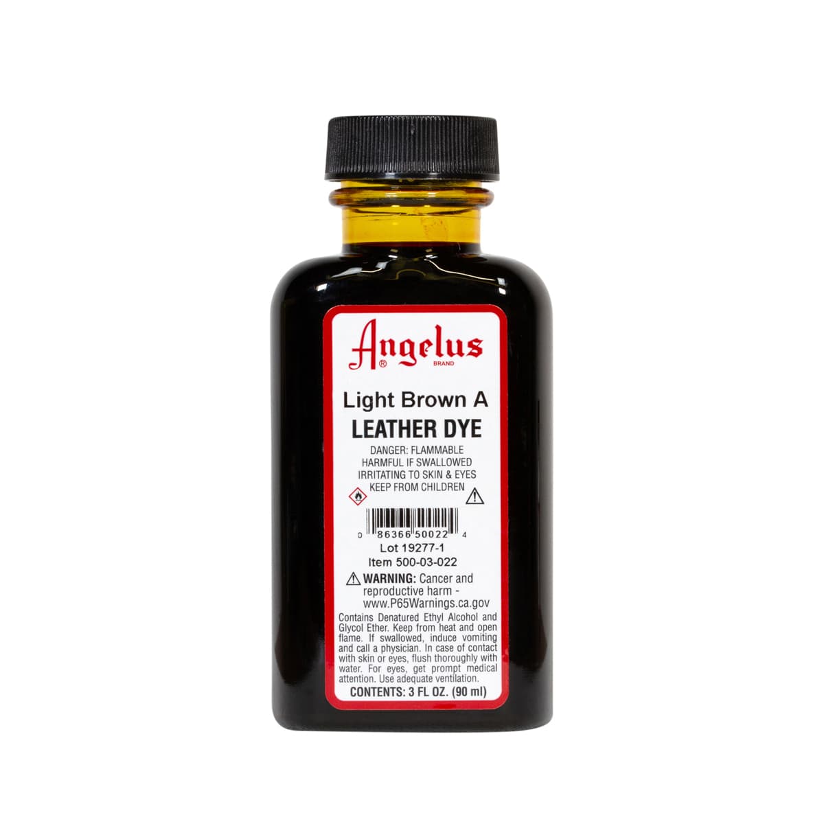 Angelus Leather Dyes Light Brown A - 3 oz. Dauber Bottle