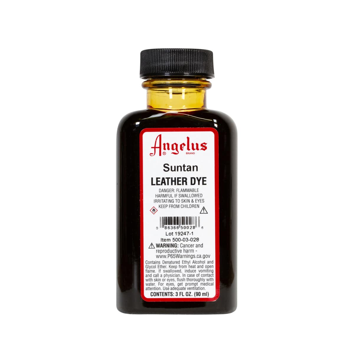 Angelus Leather Dyes Suntan - 3 oz. Dauber Bottle