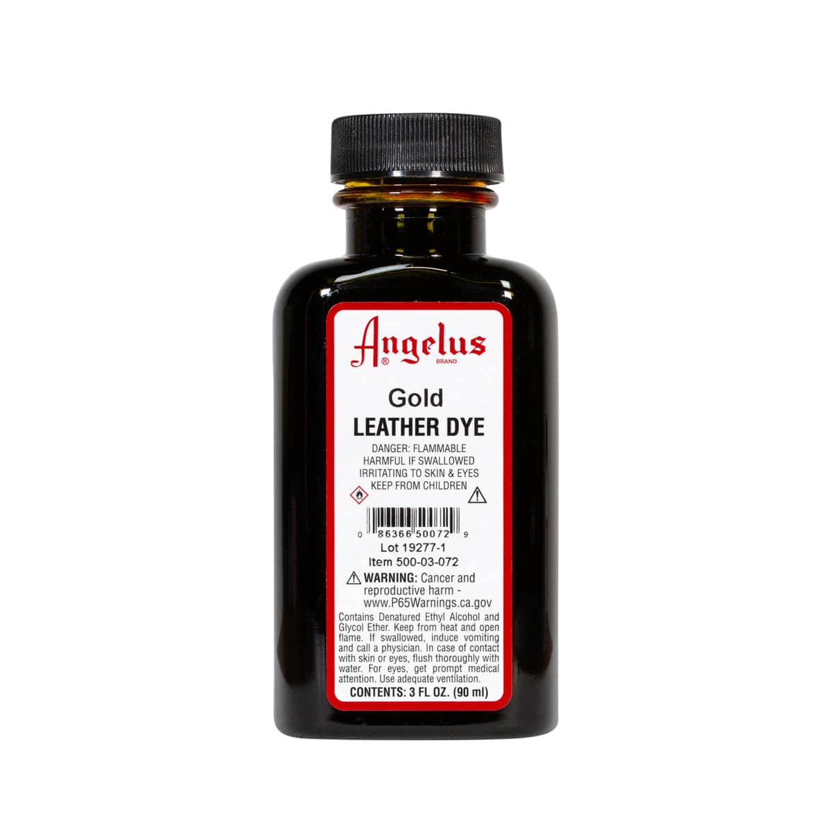 Angelus Leather Dyes Gold - 3 oz. Dauber Bottle