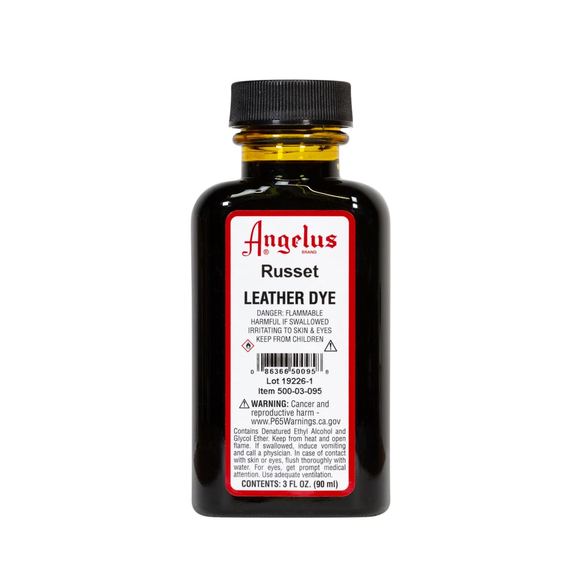 Angelus Leather Dyes Russet - 3 oz. Dauber Bottle
