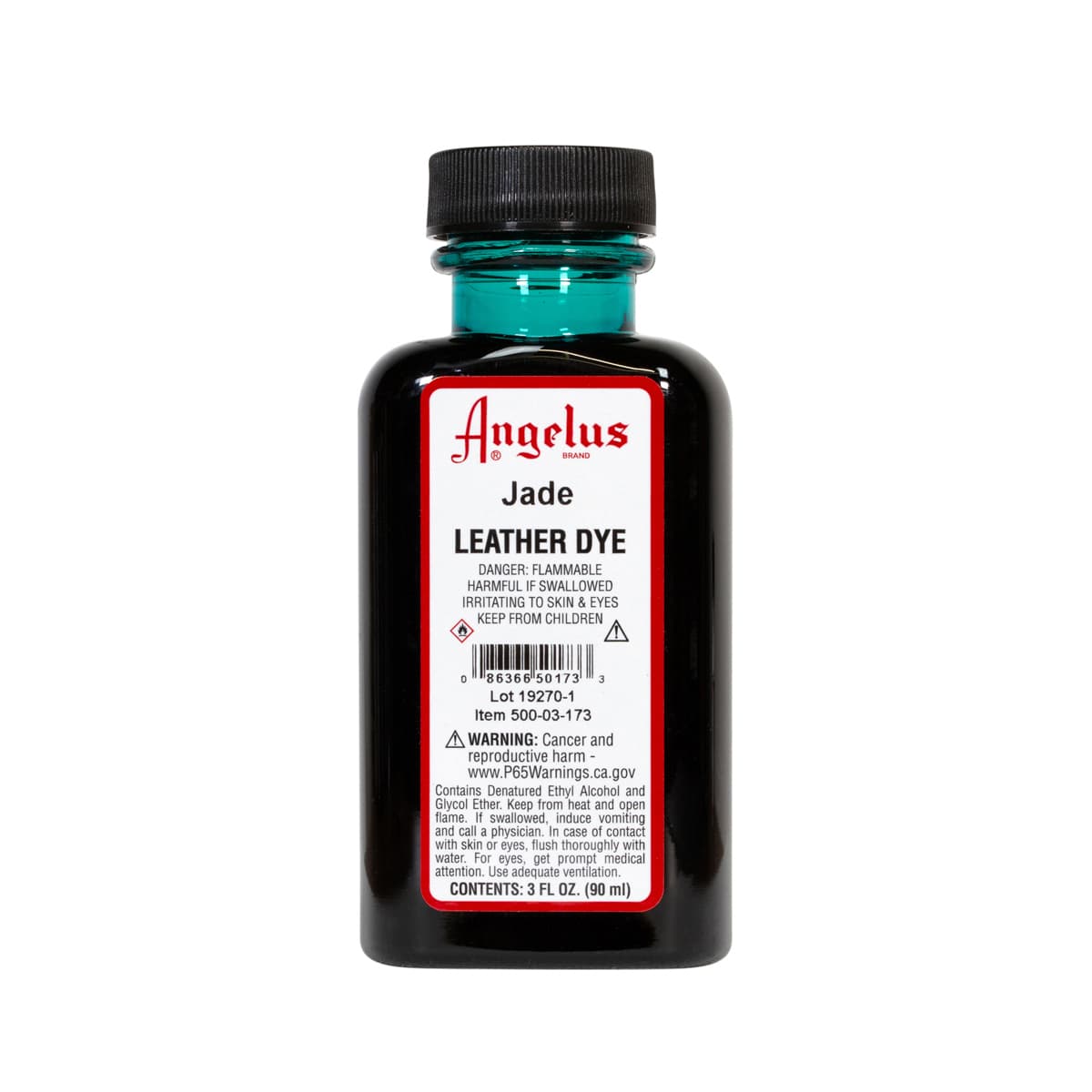 Angelus Leather Dyes Jade - 3 oz. Dauber Bottle