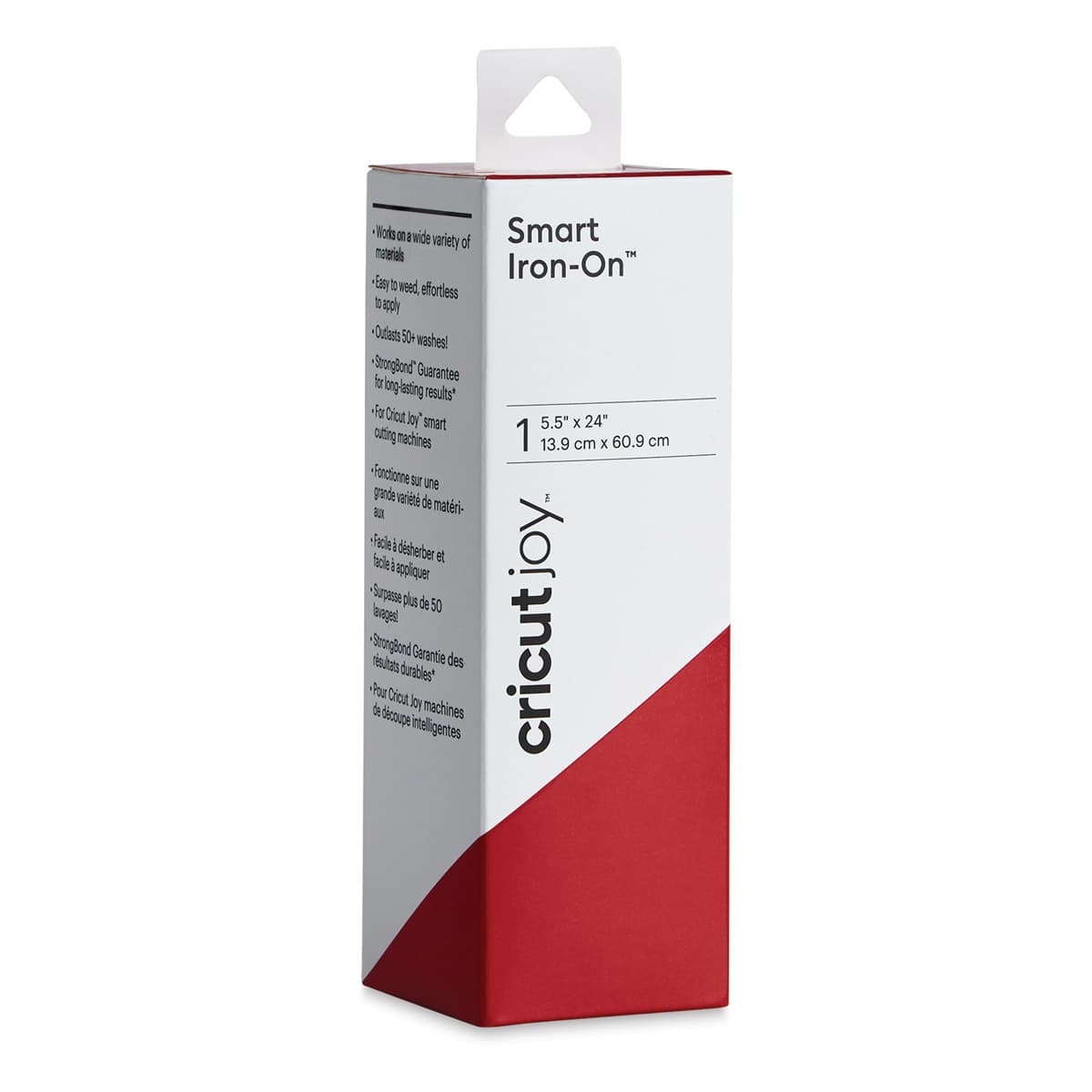 Cricut Joy Smart Iron-On - Red, 5-1/2" x 24", Roll (In packaging)