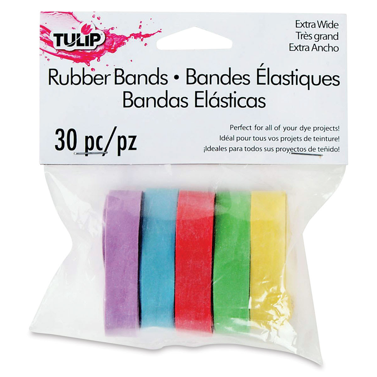 Tulip Rubber Bands - Extra Wide, Package of 30