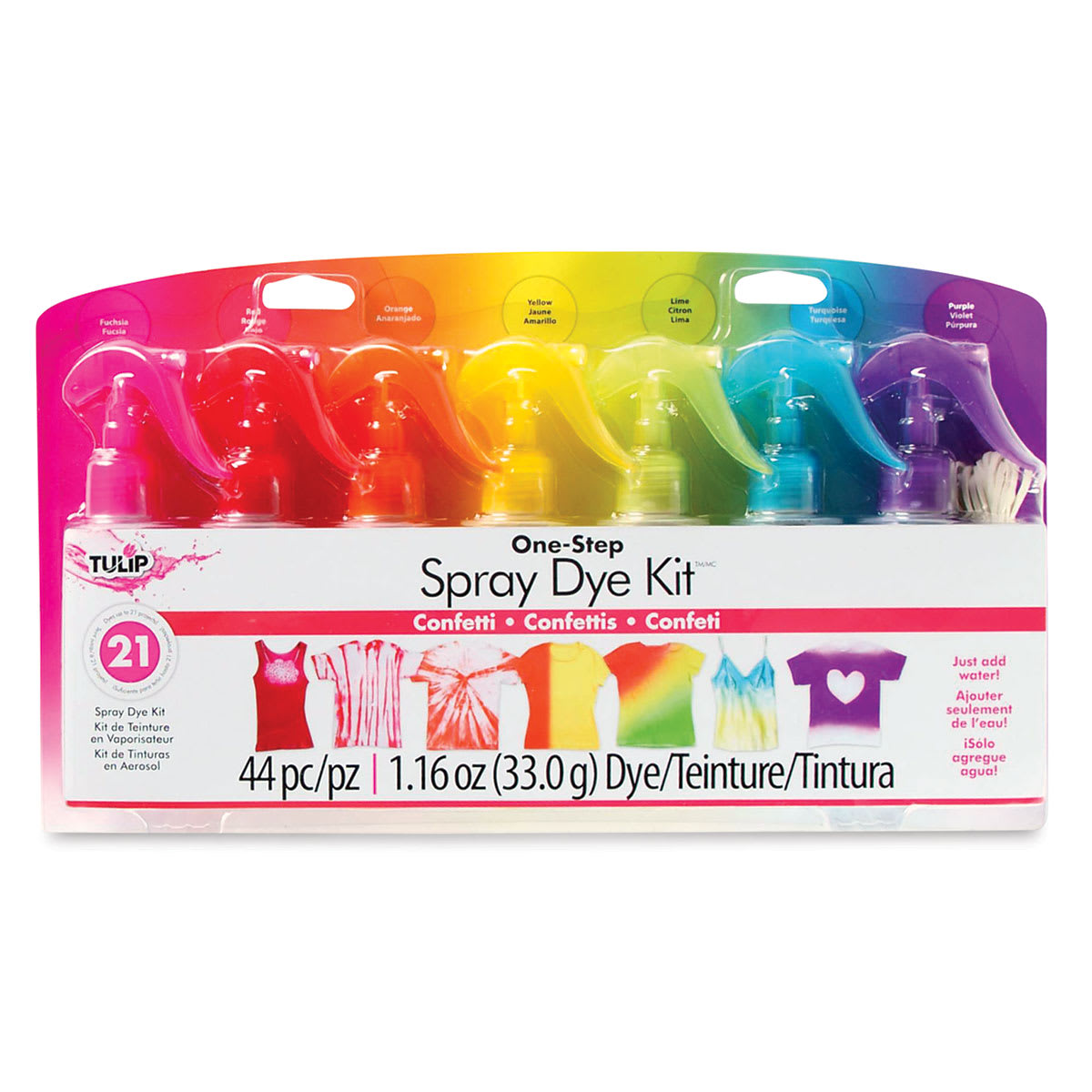 Tulip One-Step Spray Dye Kit - Confetti (In packaging)