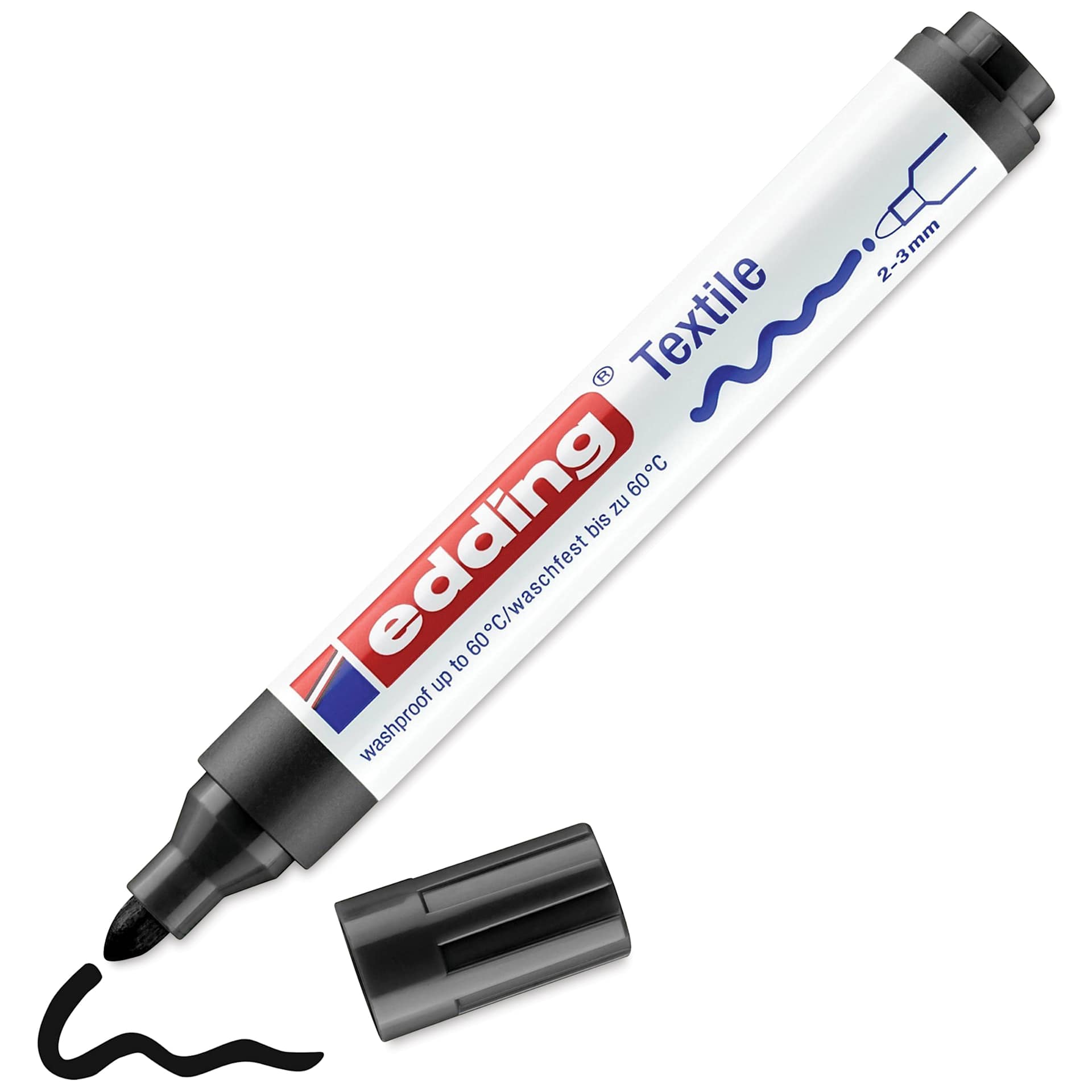 Edding 4500 Textile Pen - Black