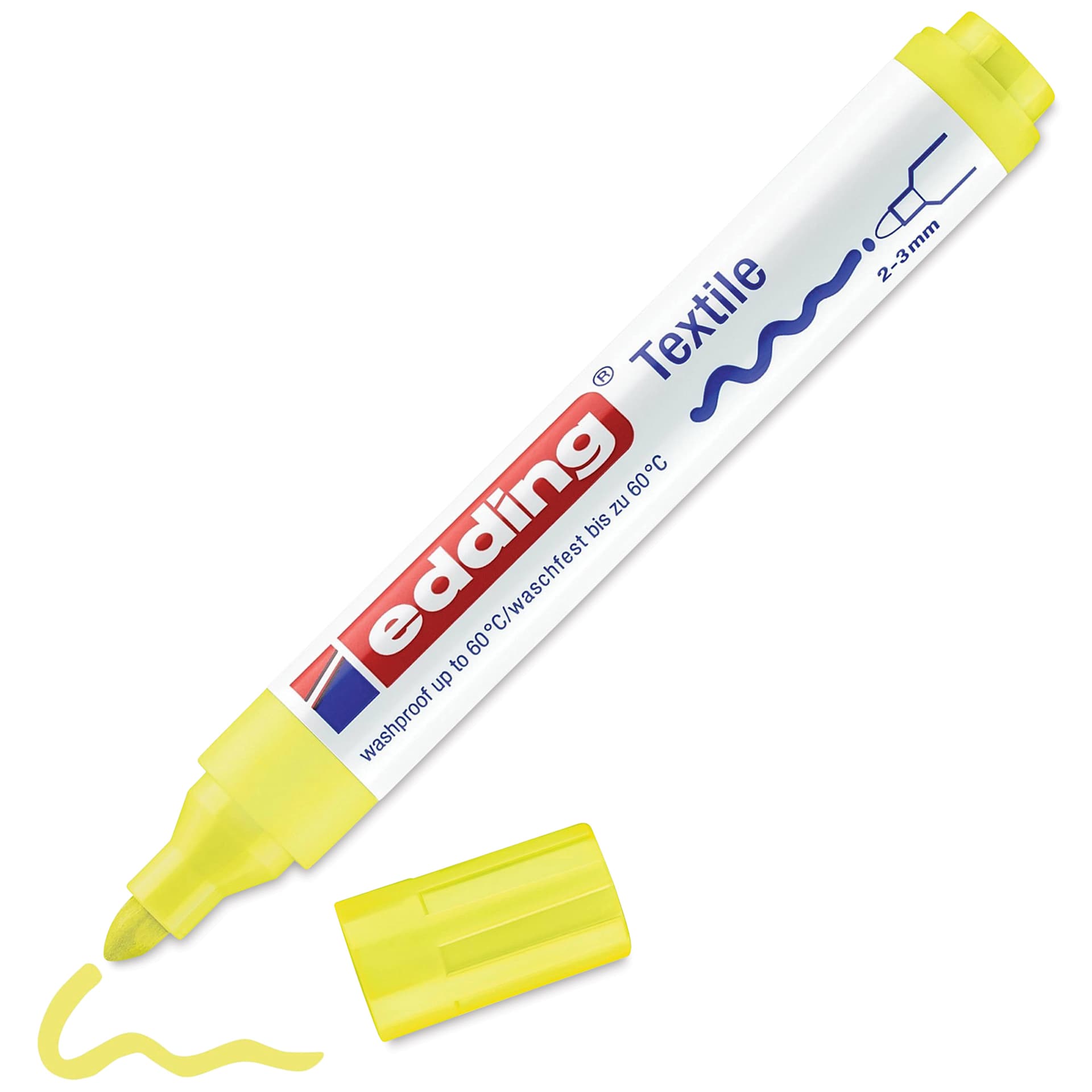 Edding 4500 Textile Pen - Neon Yellow