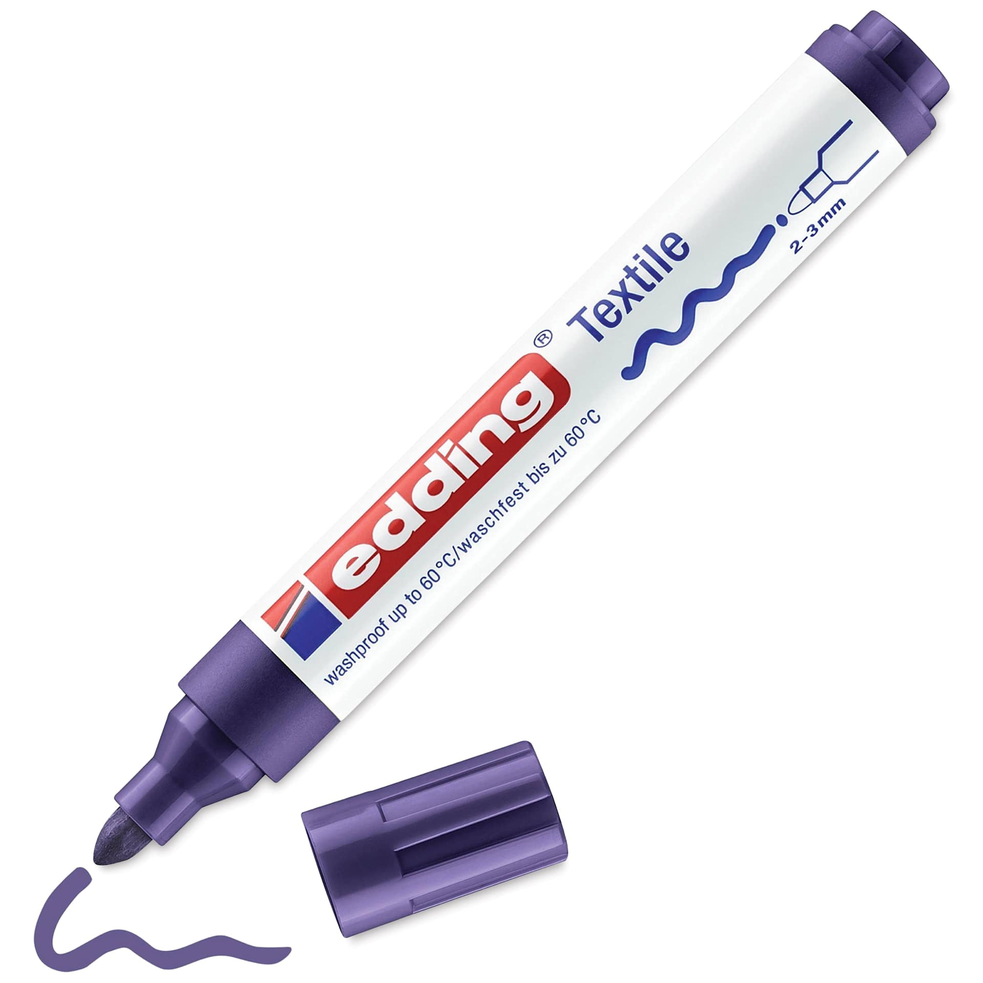 Edding 4500 Textile Pen - Violet