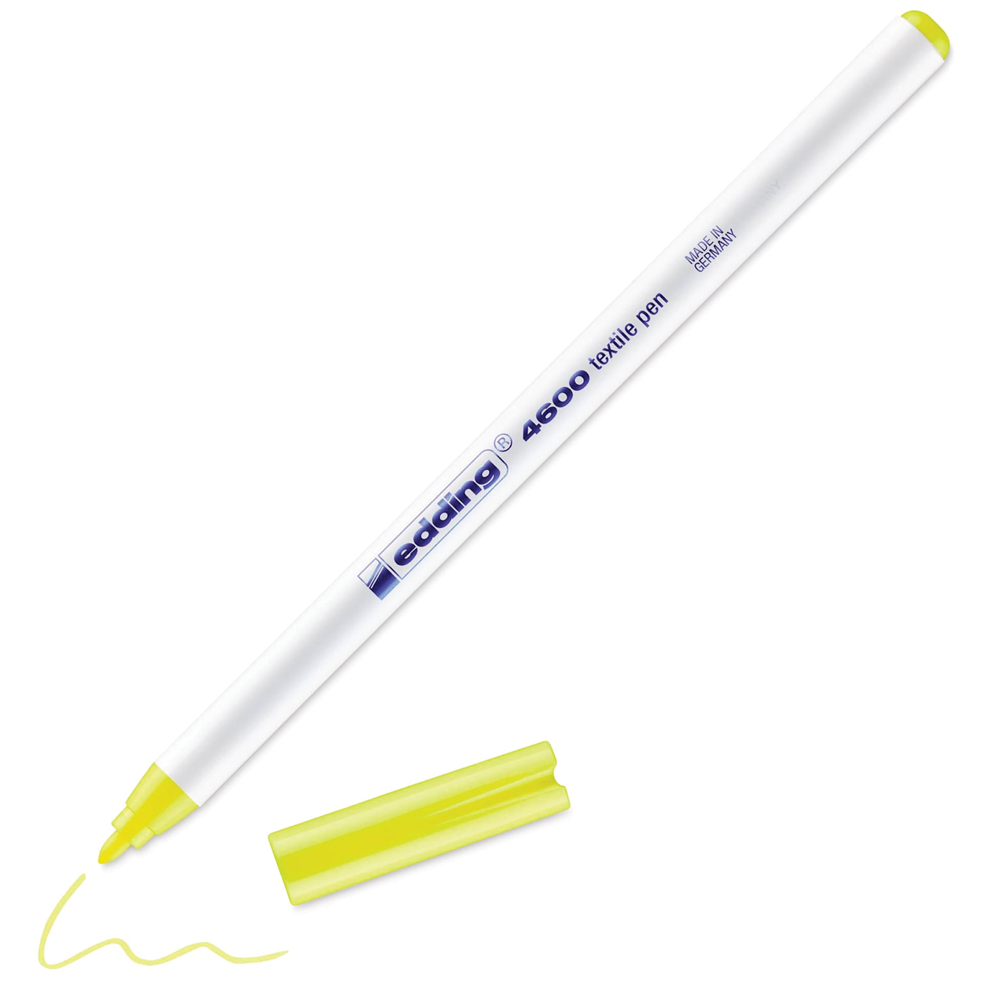 Edding 4600 Textile Pen - Neon Yellow