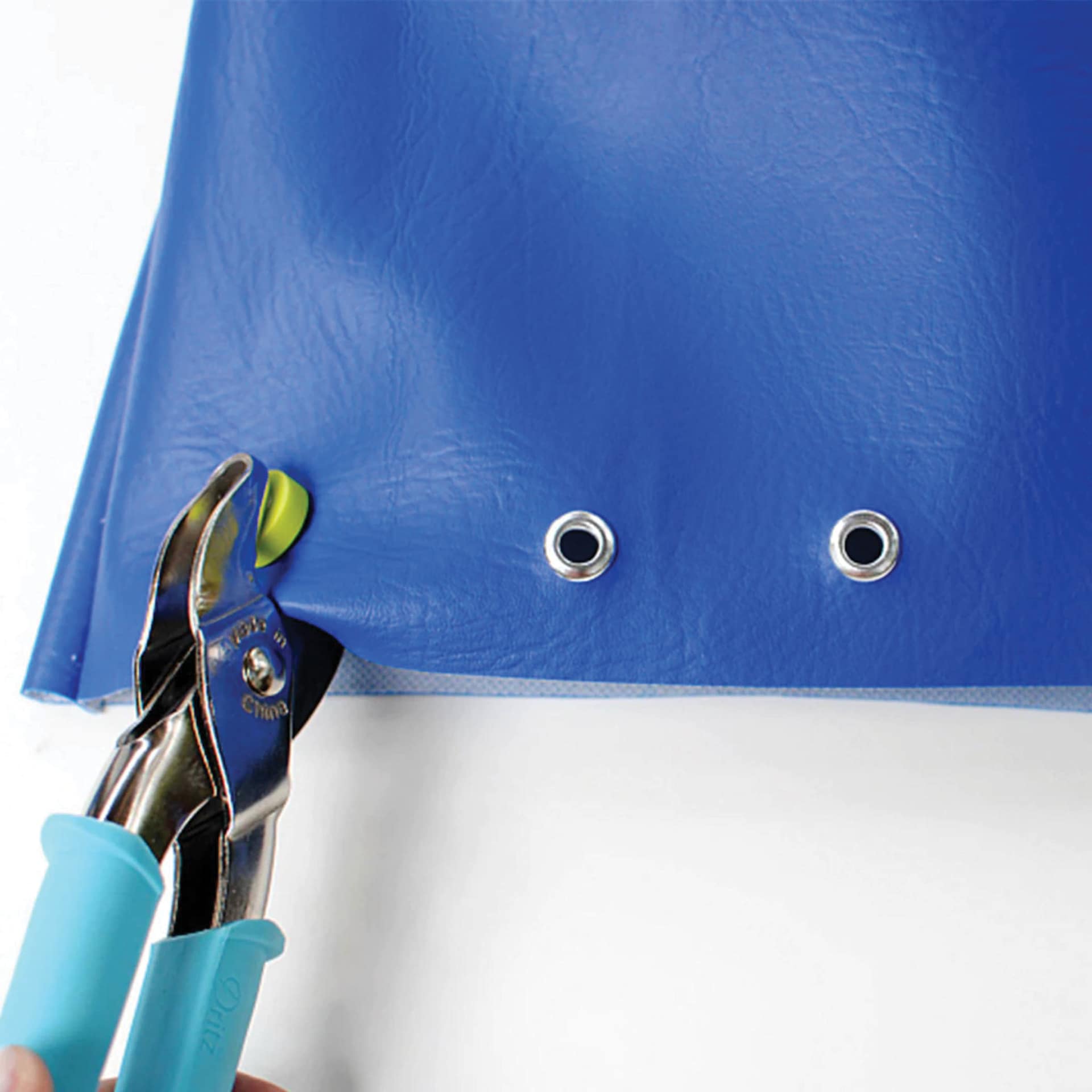 Dritz Eyelet Pliers Set, in use