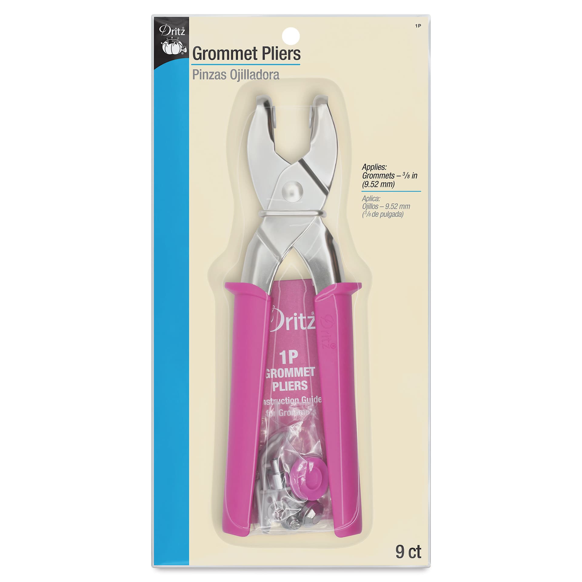 Dritz Grommet Pliers Set, front of the packaging