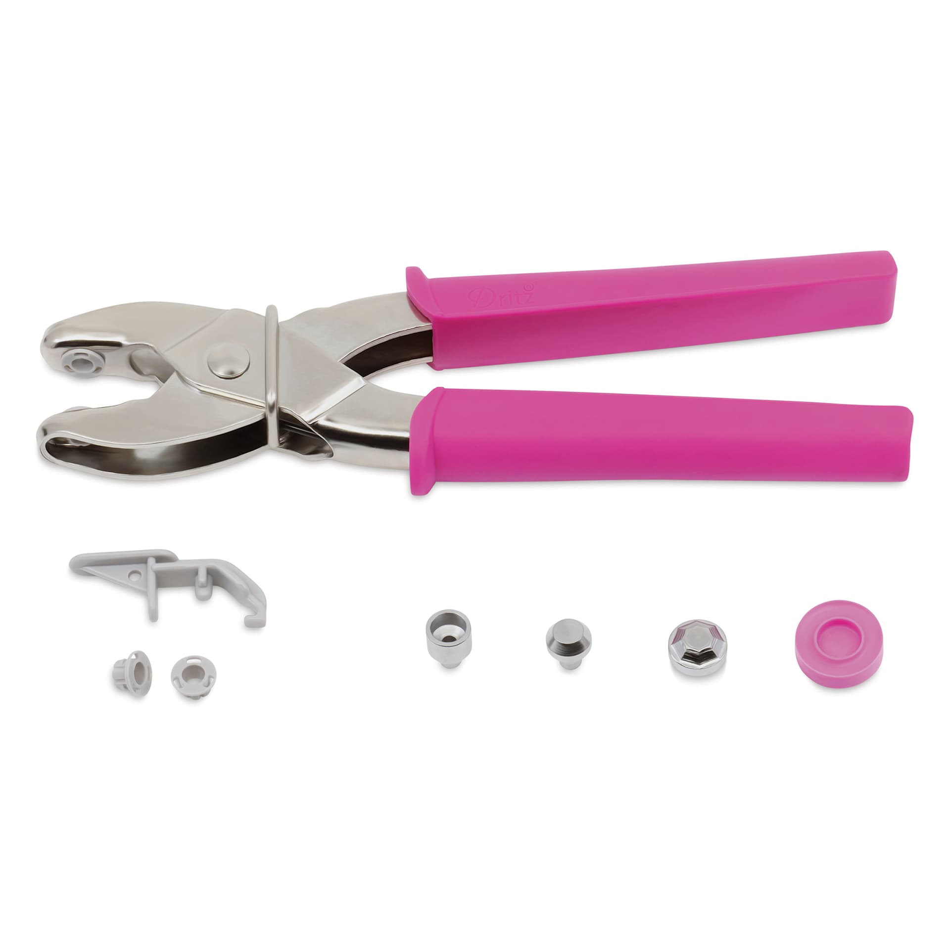 Dritz Grommet Pliers Set, contents laid out