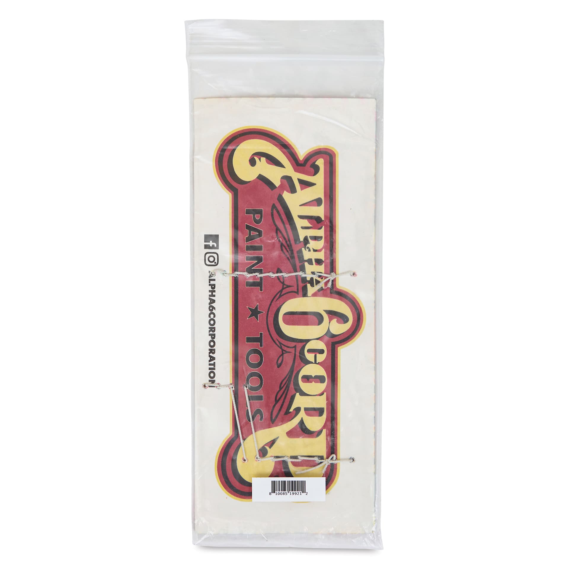 Alpha6 AlphaFlex Textile and Leather Paint Markers - Assorted Colors, 4 mm, Set of 6 back of packaging