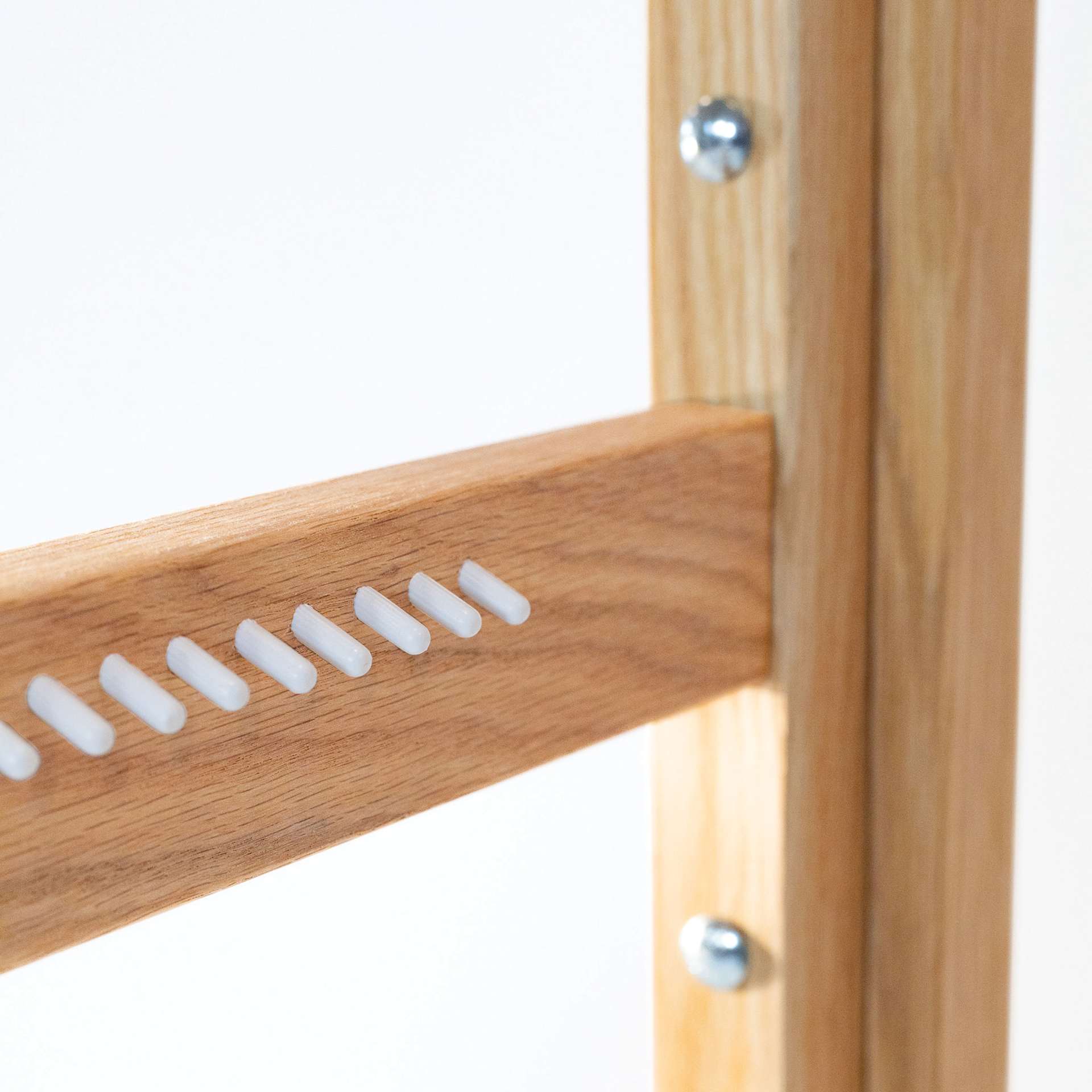 Friendly Loom Tapestry Loom - 48" Weaving Width showing close up of frame