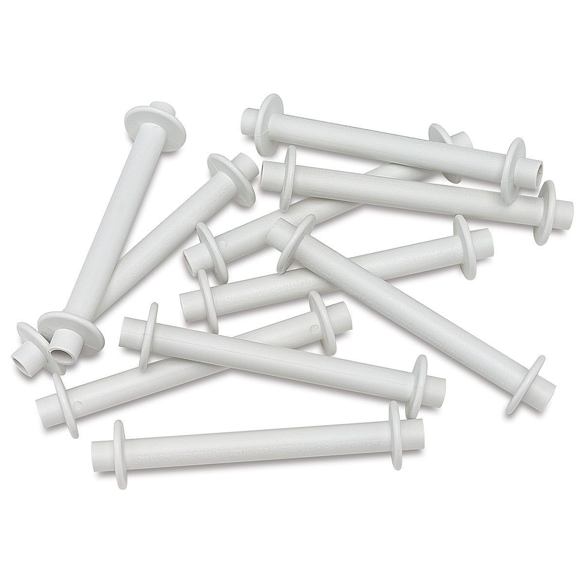 Schacht Hand Bobbin Winder - Package of 10 bobbins piled loosely
