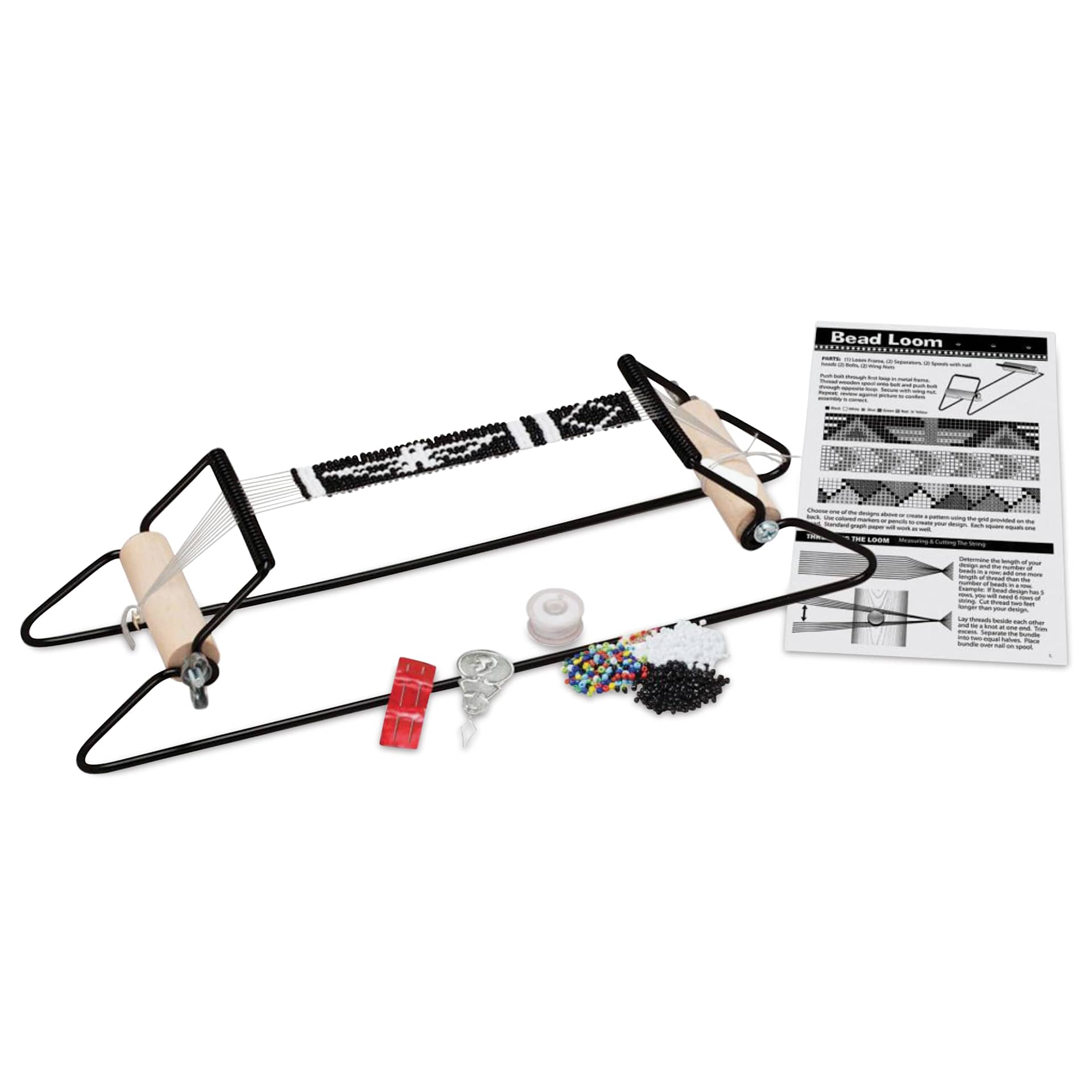 Bead Loom Kit - 2.5" Weaving Width - contents