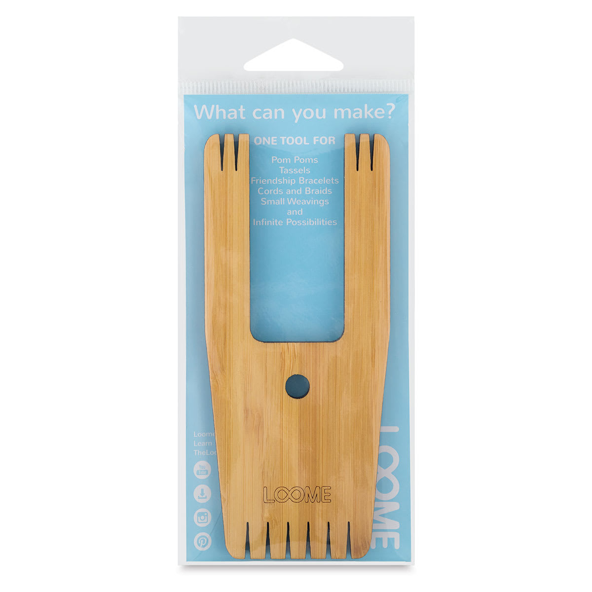 Loome Fiber Craft Tools - Front of package for Big A Model Tool