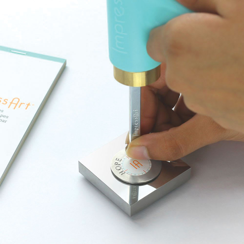 ImpressArt Stamp Guides Sticker Book small circle guide sticker guiding metal stamp and hammer (sold seperately)