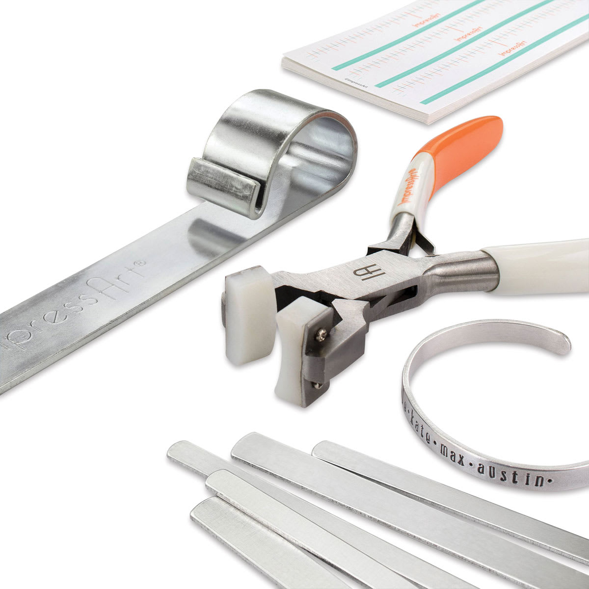 ImpressArt Essential Bracelet Kit (Kit contents shown with sample bracelet)
