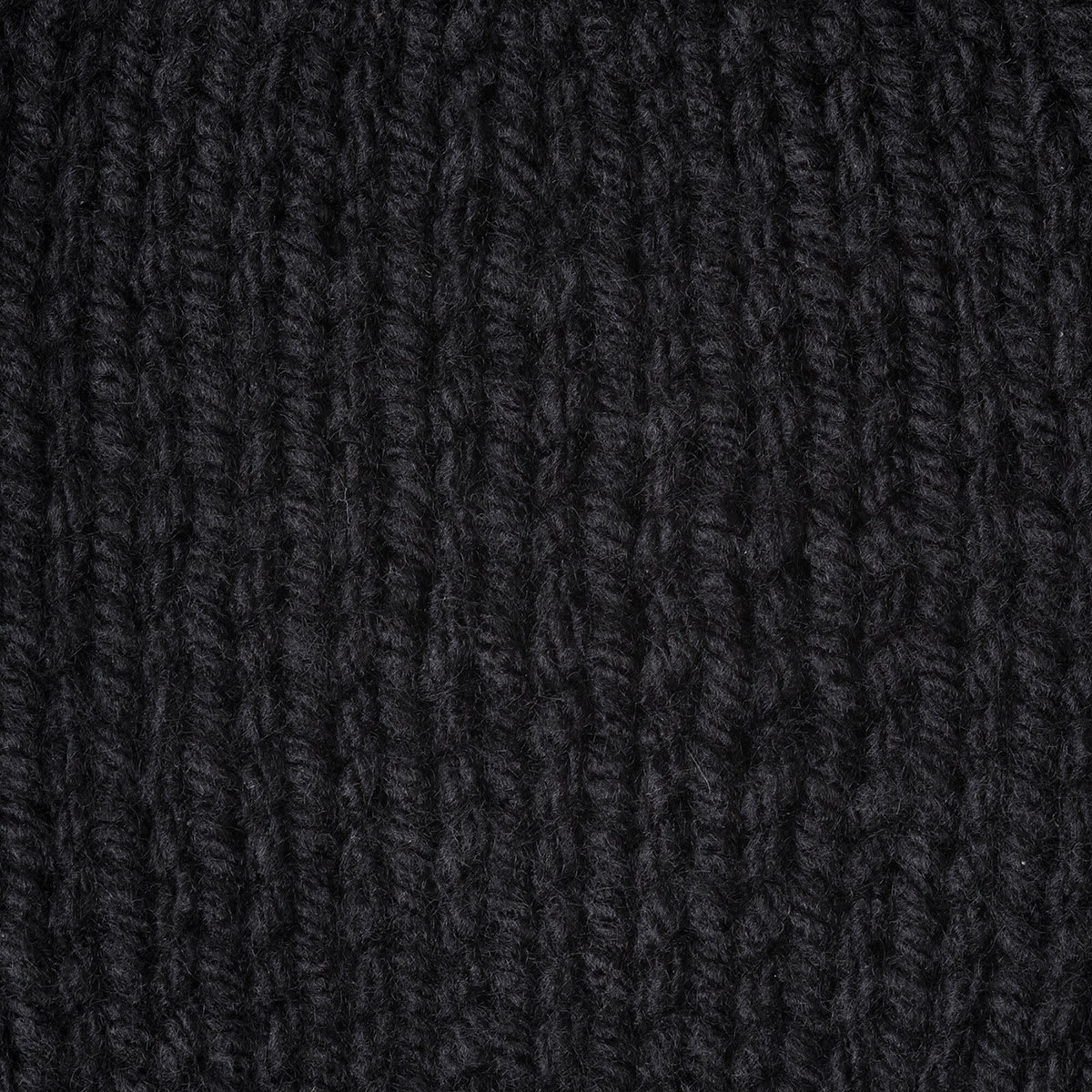 Caron One Pound Acrylic Yarn - 1 lb, 4-Ply, Black, Knitted