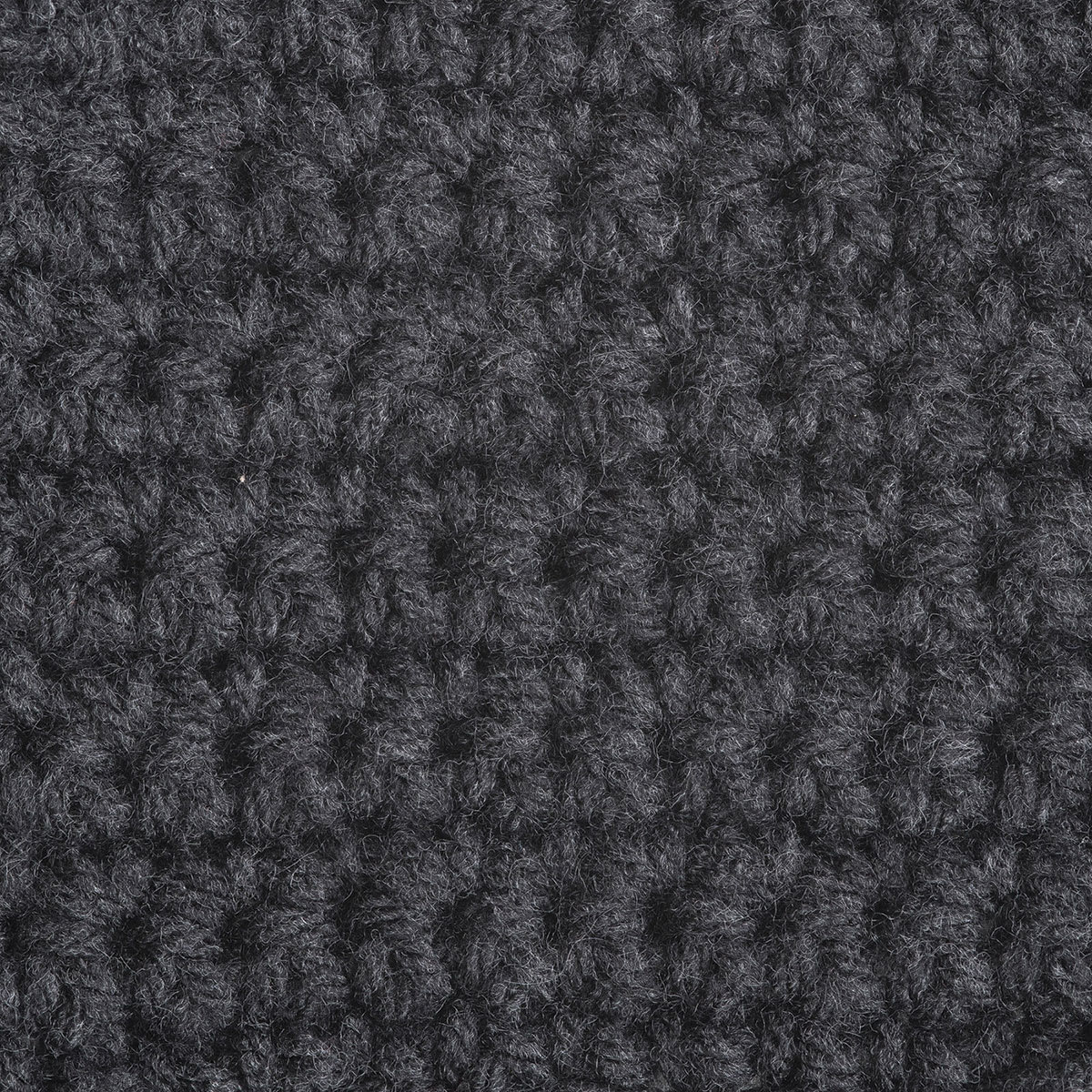 Caron One Pound Acrylic Yarn - 1 lb, 4-Ply, Dark Grey Mix, Crocheted