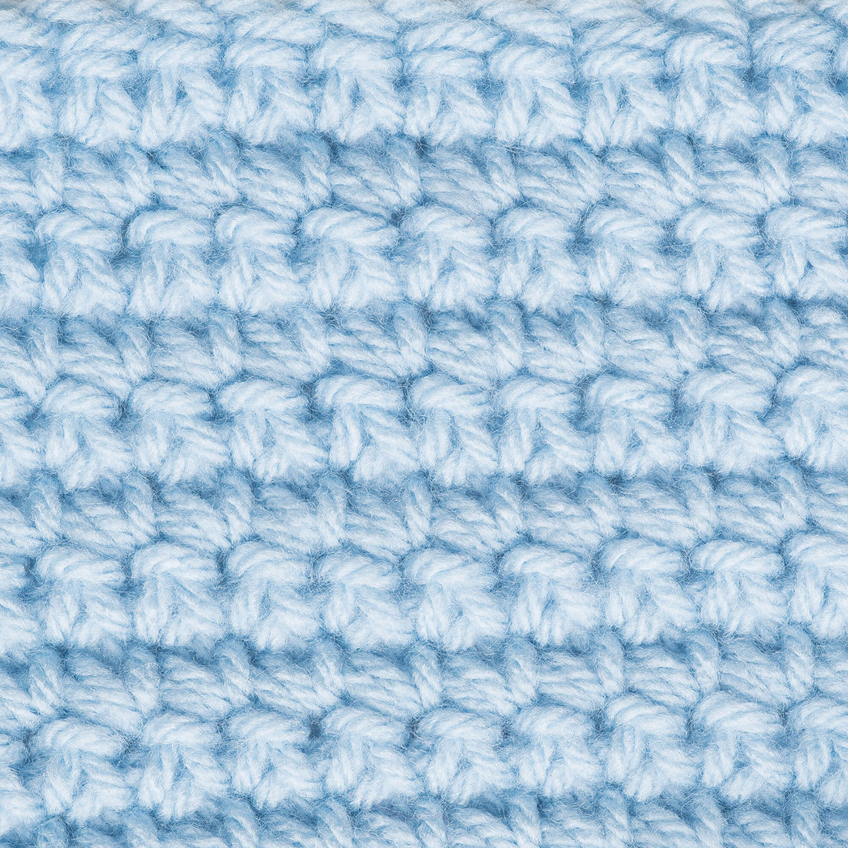 Caron One Pound Acrylic Yarn - 1 lb, Sky Blue, 4 Ply, Crocheted