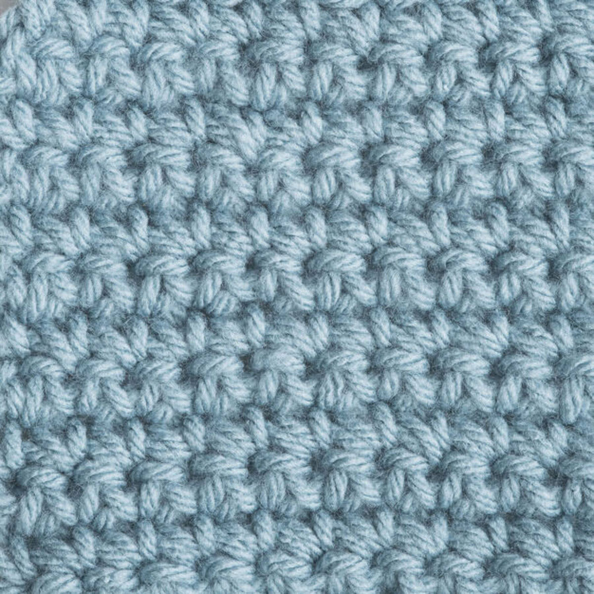 Caron One Pound Acrylic Yarn - 1 lb, 4-Ply, Azure, Crocheted