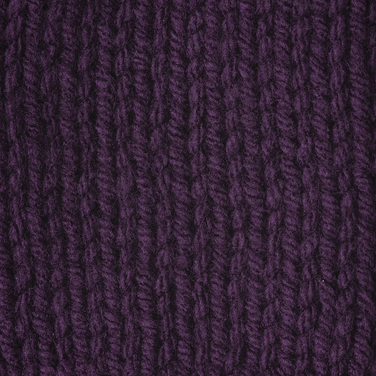 Caron One Pound Acrylic Yarn - 1 lb, 4-Ply, Deep Violet, Knitted