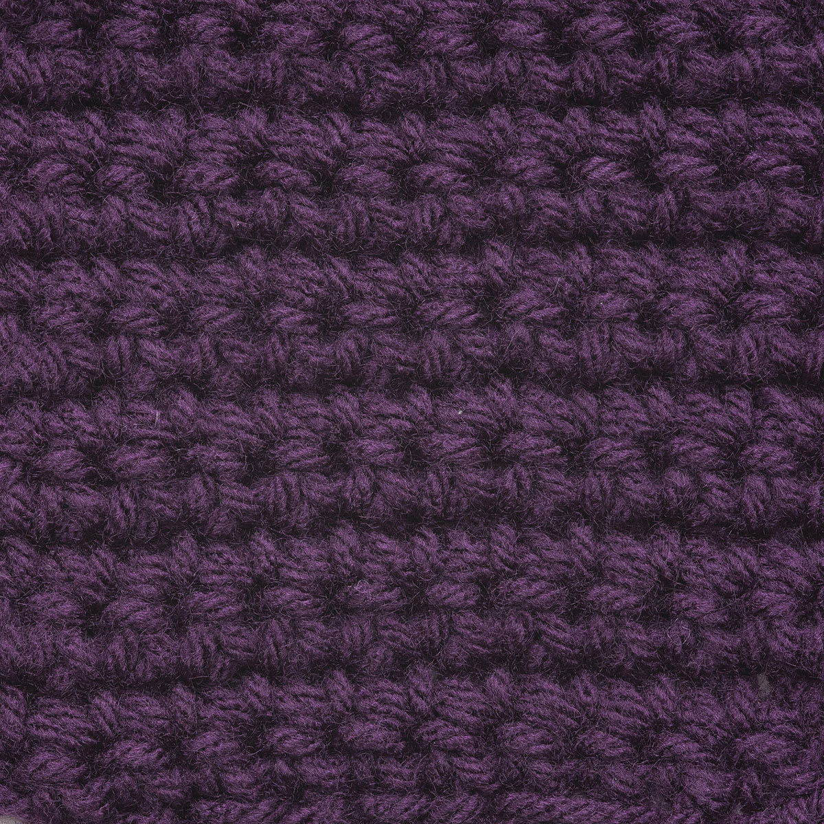 Caron One Pound Acrylic Yarn - 1 lb, 4-Ply, Deep Violet, Crocheted