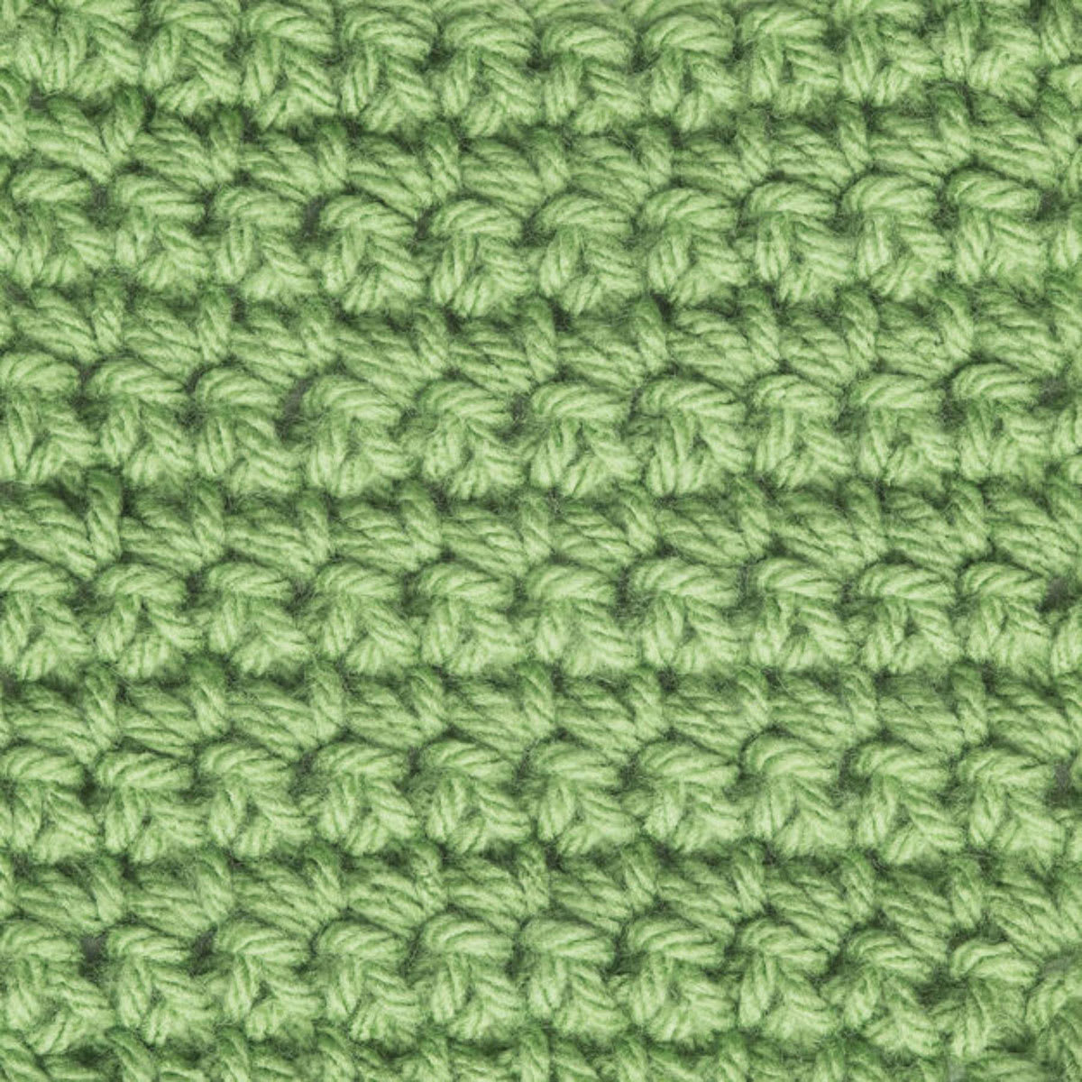 Caron One Pound Acrylic Yarn - 1 lb, 4-Ply, Grass Green, Crocheted