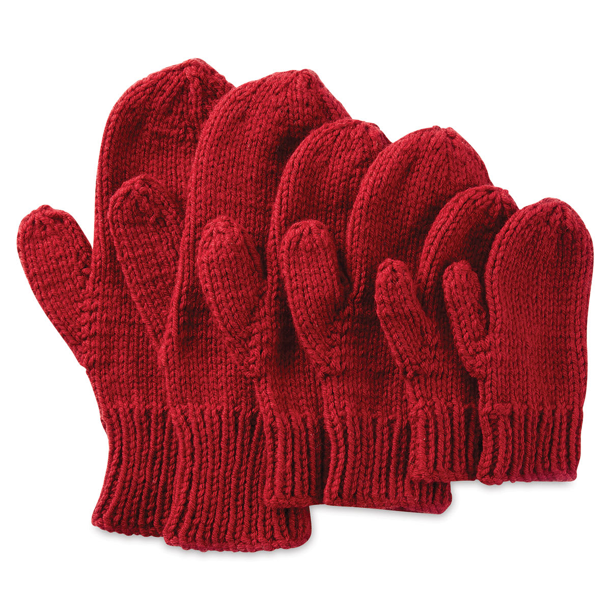 Caron One Pound Acrylic Yarn, mittens made with yarn