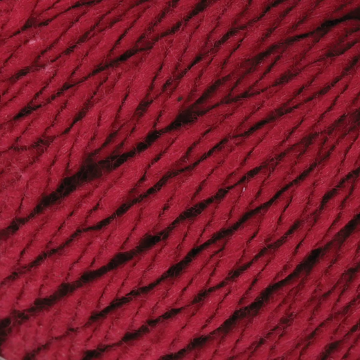 Lily Sugar N' Cream Yarn - 2.5 oz, 4-Ply, Wine (Close-up of yarn)