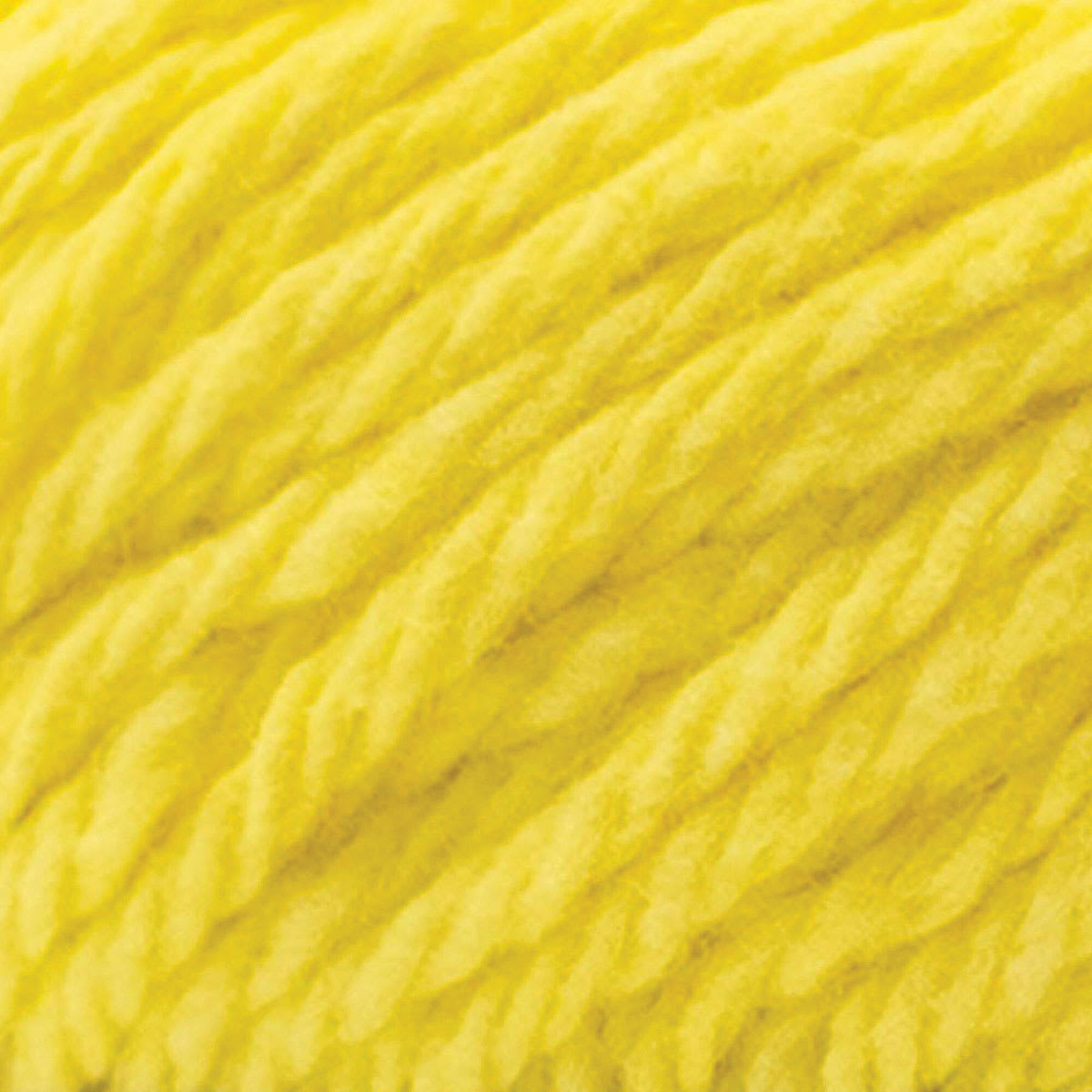 Lily Sugar N' Cream Yarn - 2.5 oz, 4-Ply, Sunshine (Close-up of yarn)