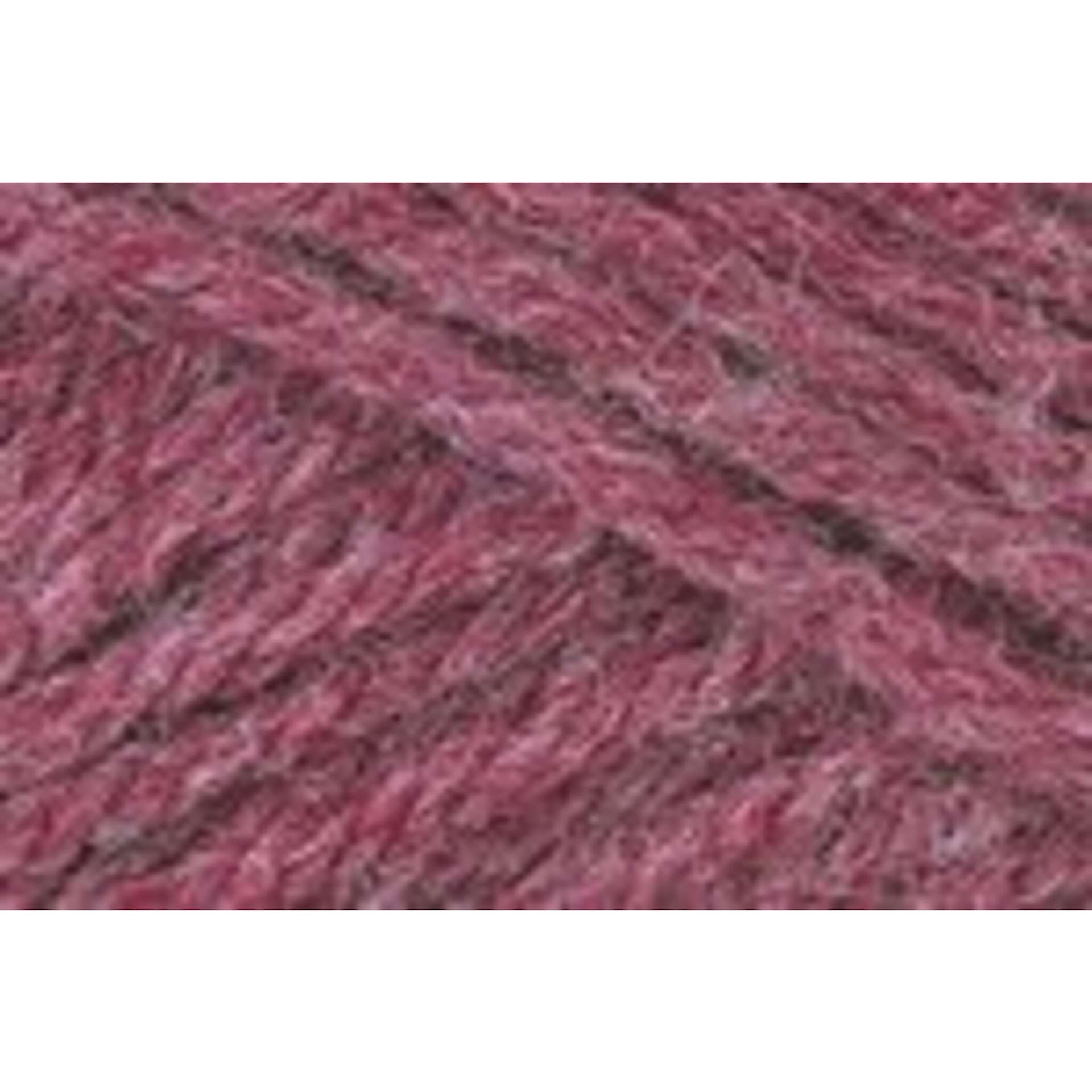 Lion Brand Wool-Ease Yarn - Dark Rose Heather, close-up
