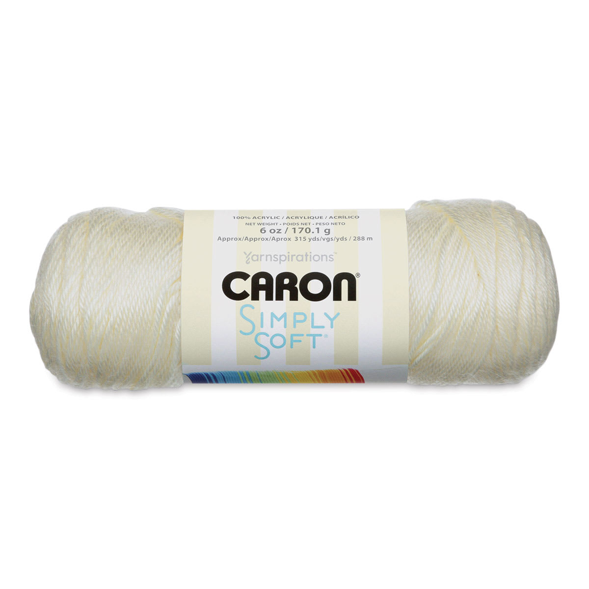 Caron Simply Soft Yarn - Off White