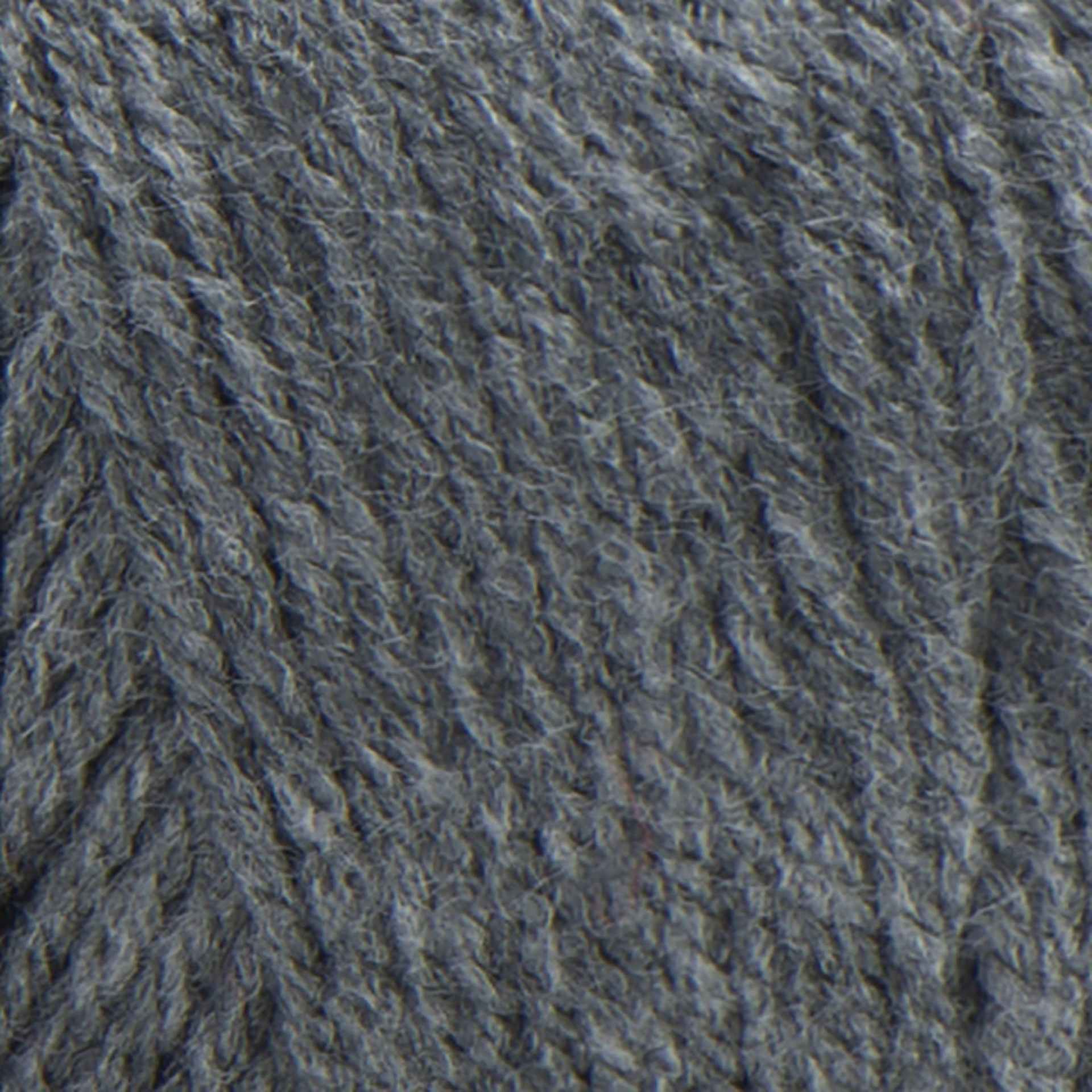 Red Heart Super Saver Yarn - Grey Heather, close-up