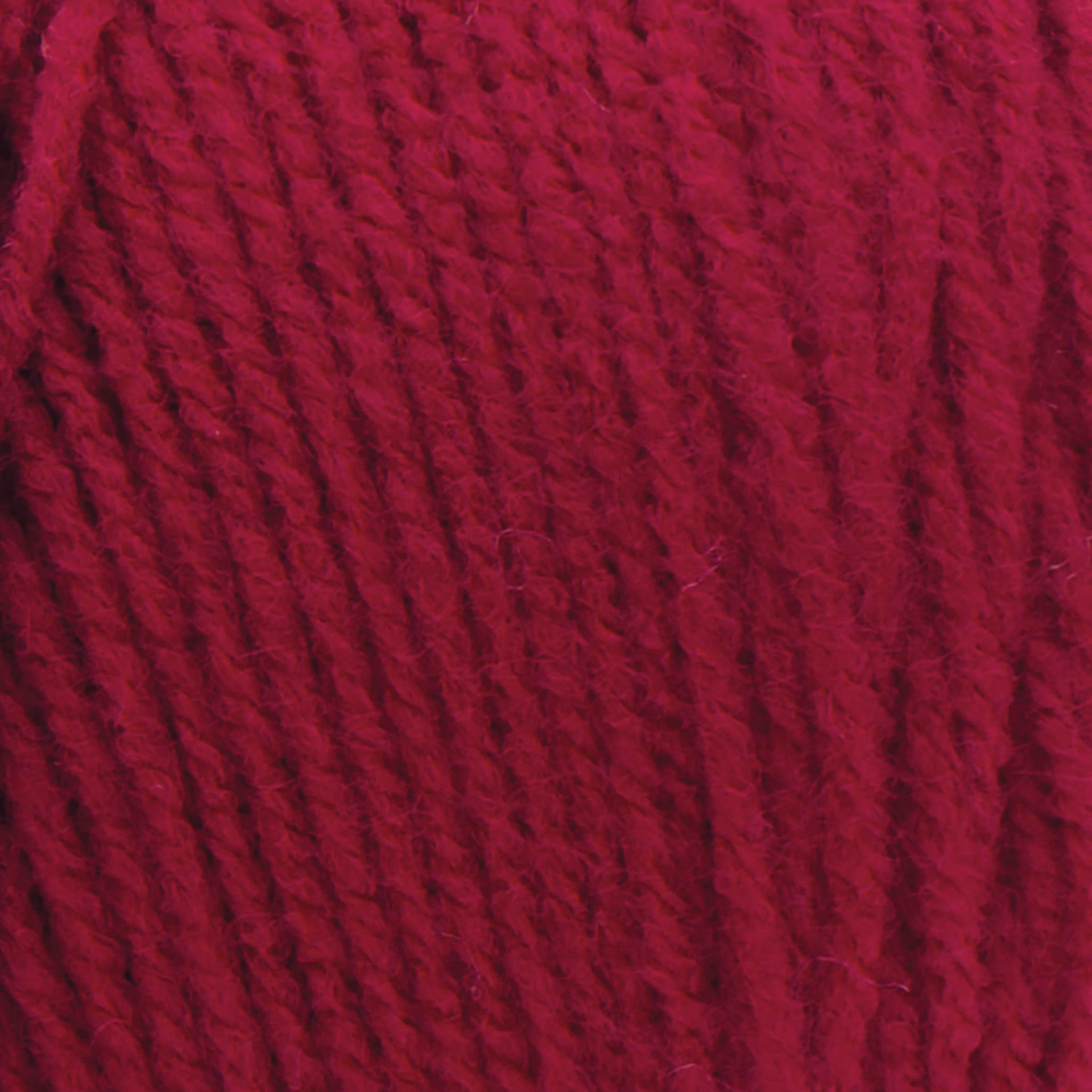Red Heart Super Saver Yarn - Cherry Red, close-up