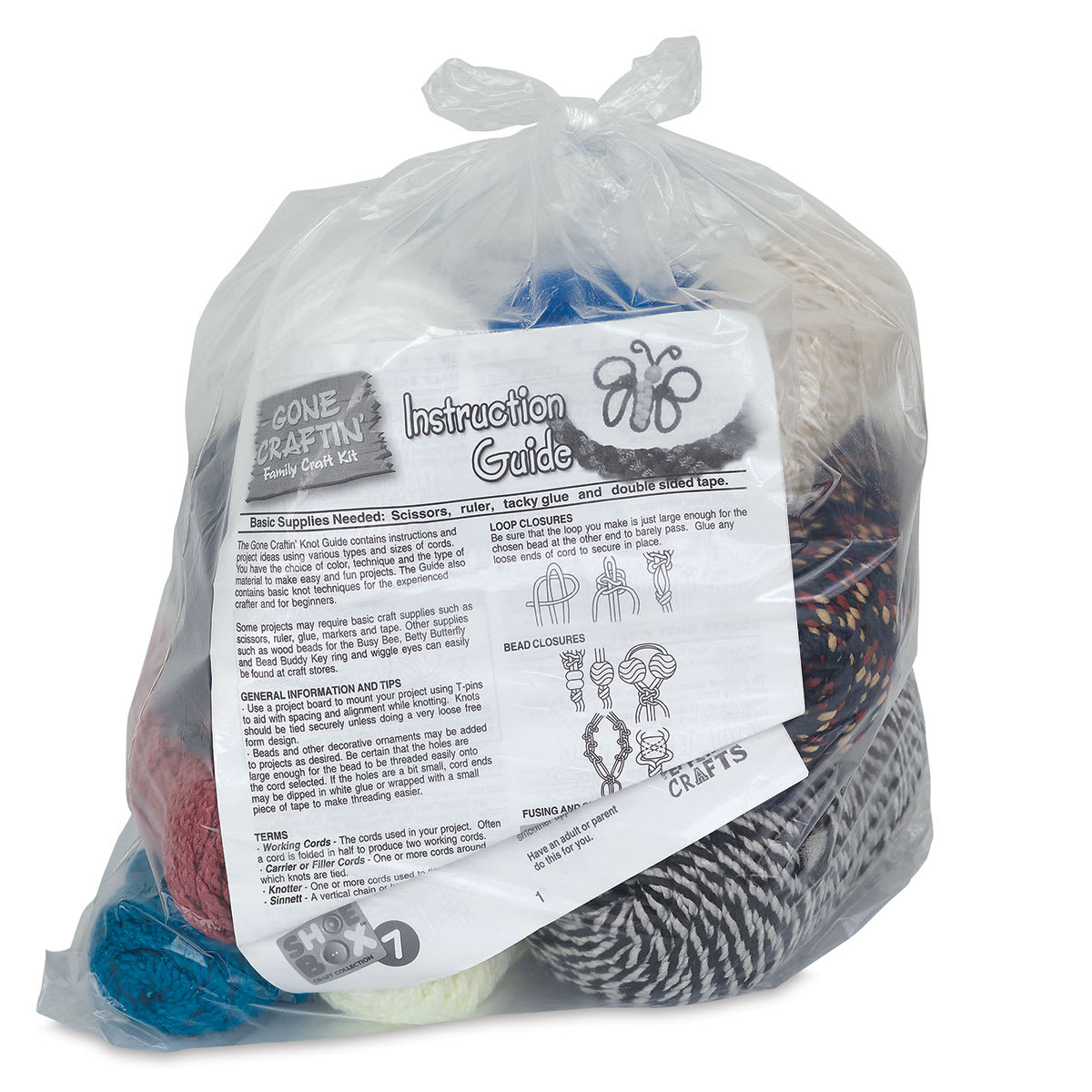 Macramé Cord Assortment - Front of package with label
